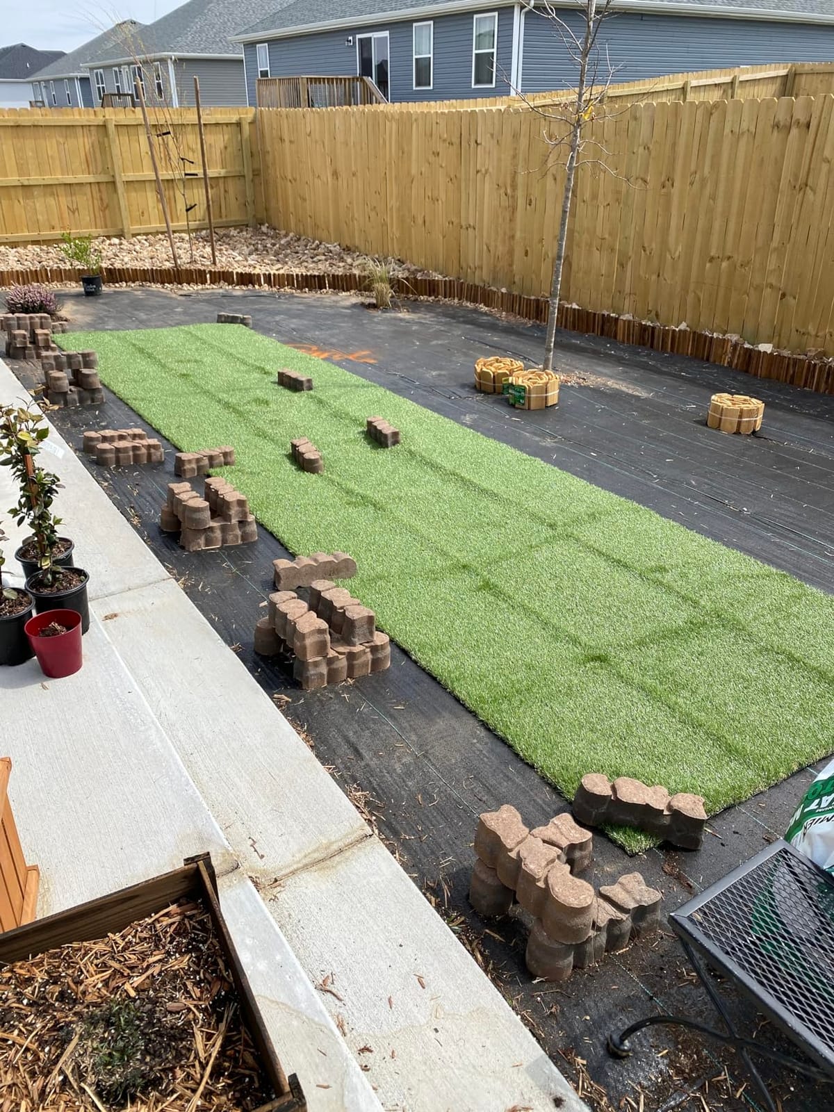 ALTRUISTIC Premium Artificial Grass Drainage Holes & Rubber Backing customer photo 2