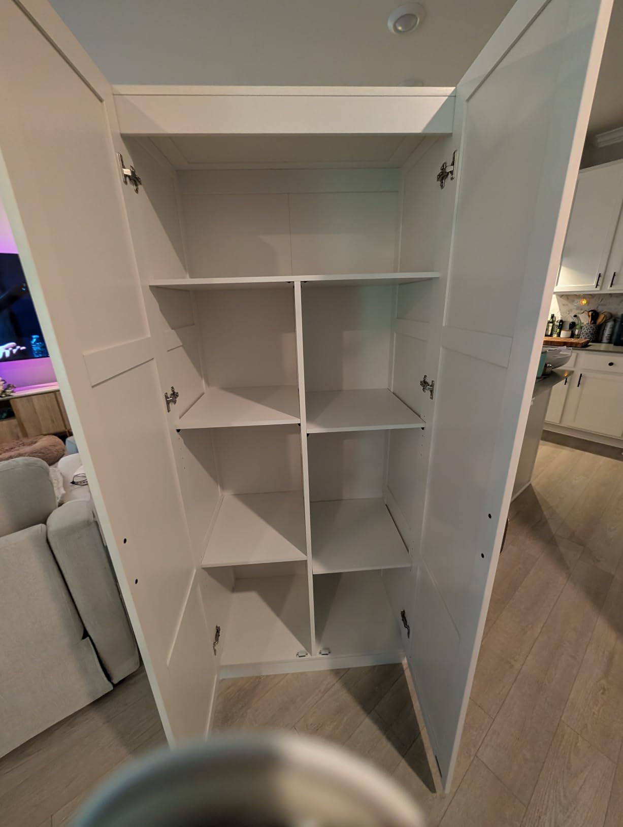 Sauder Select Storage Cabinet/ Pantry cabinets, White finish customer photo 1