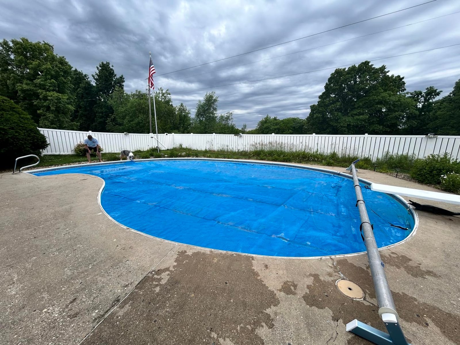 Automatic Motorized Solar Blanket Cover Reel/Roller for Pools up to 21x45ft customer photo 1
