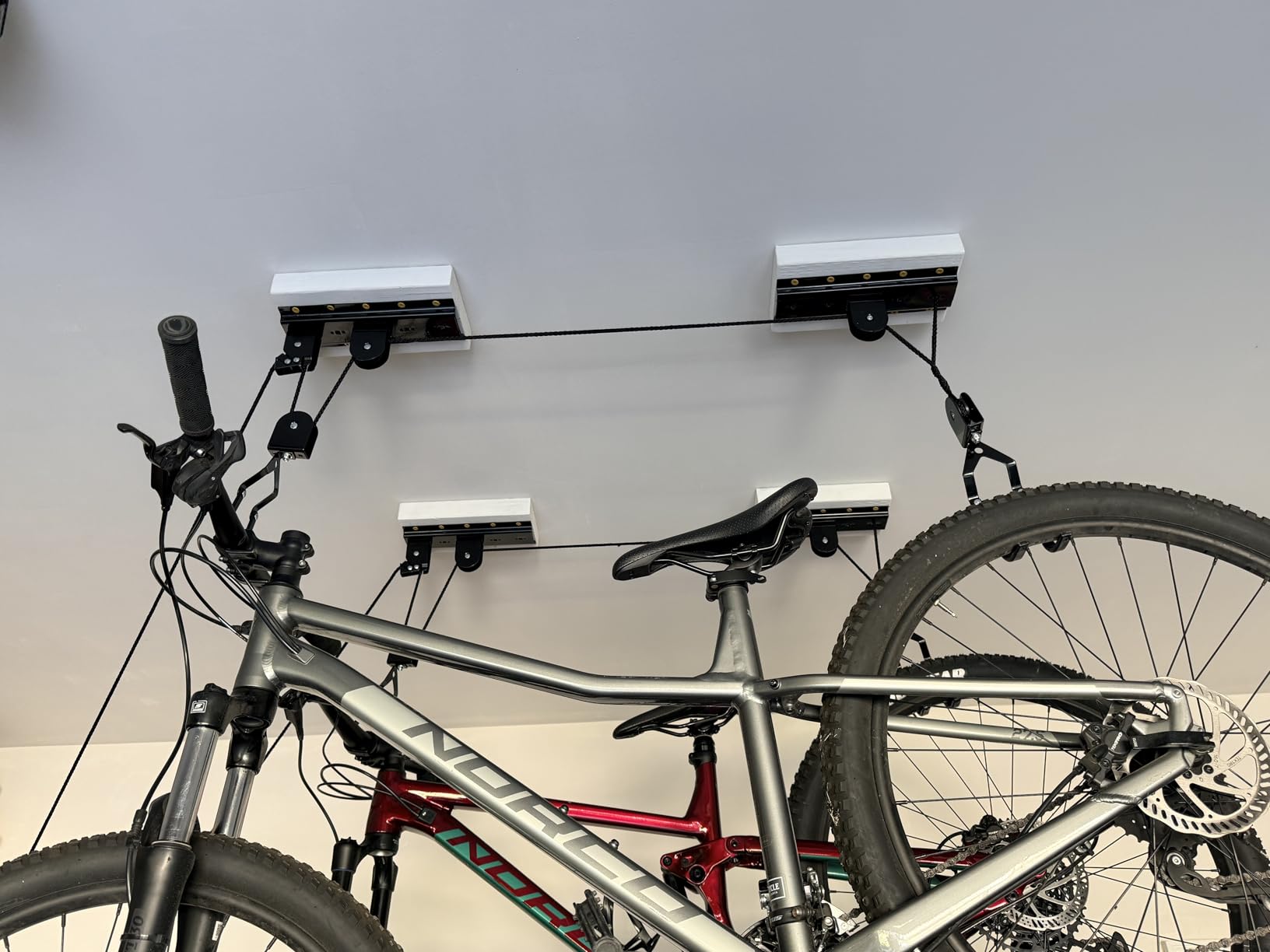 RAD Sportz Bicycle Hoist 4-Pack Quality Garage Storage Bike Lift with 100 lb Capacity Even Works as Ladder Lift Premium Quality customer photo 1