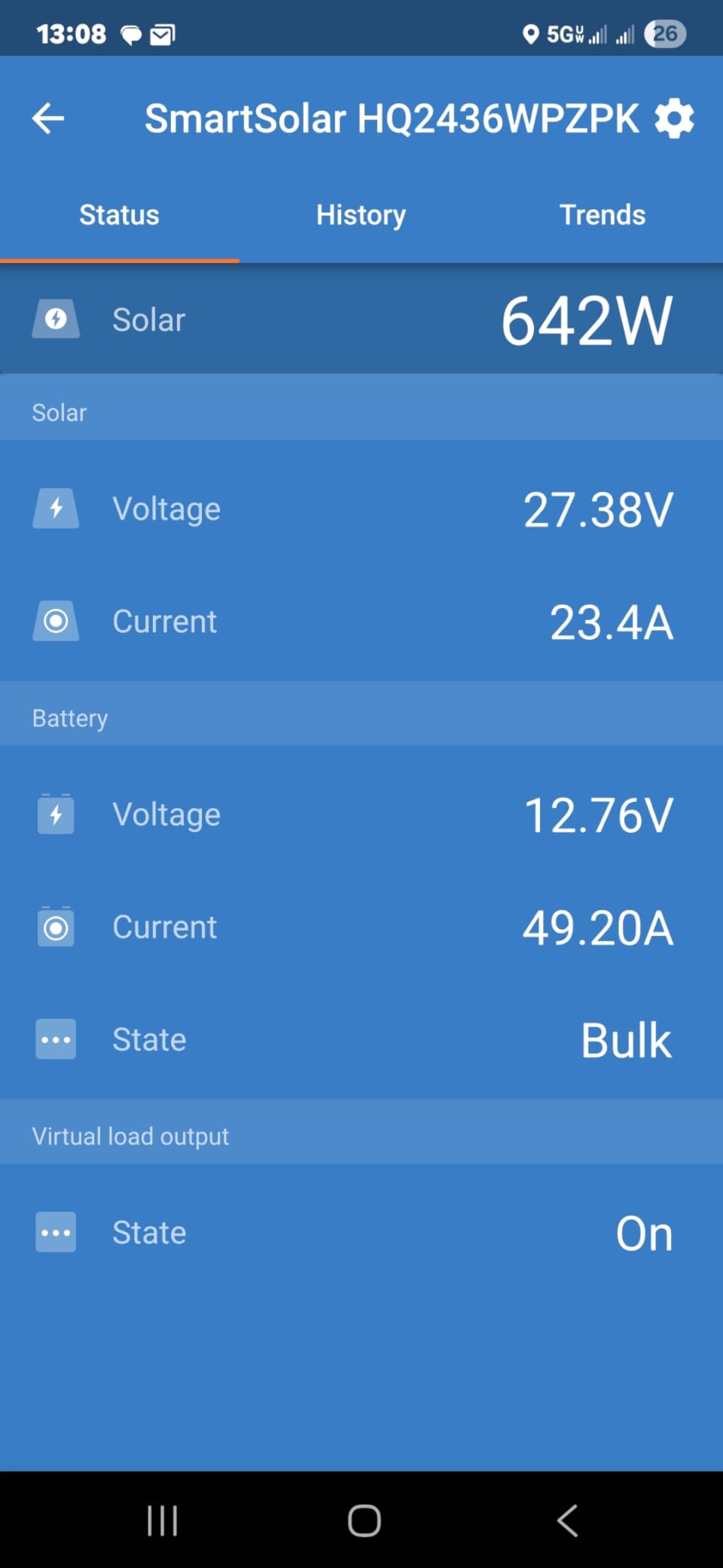 Victron Energy SmartSolar MPPT Solar Charge Controller 100V, 50A, 12/24V | Bluetooth Charge Controllers for Solar Panels customer photo 1