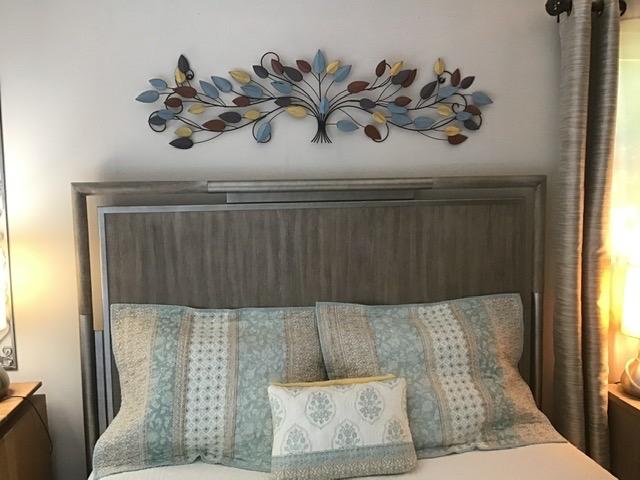 Bellaa 21987 Tree of Life Metal Wall Art Scroll Vine Olive Branch Leaf Decor Wrought Iron Rustic Sculptures Above the Bed Living Room Outdoor Garden Decoration Big Large Plaque Medallion 52 Inch customer photo 1