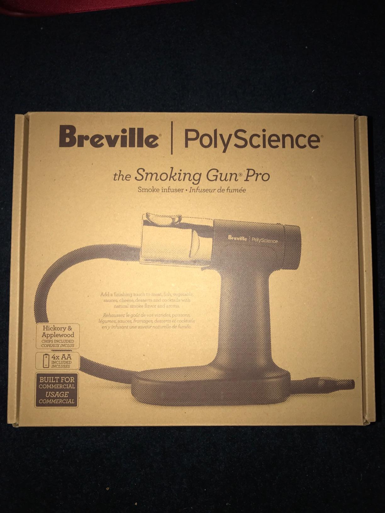 Polyscience Smoking Gun Pro Hand-Held Smoke Infuser with 4 Piece Hickory, Mesquite, Applewood, and Cherrywood Woodchip Set customer photo 1
