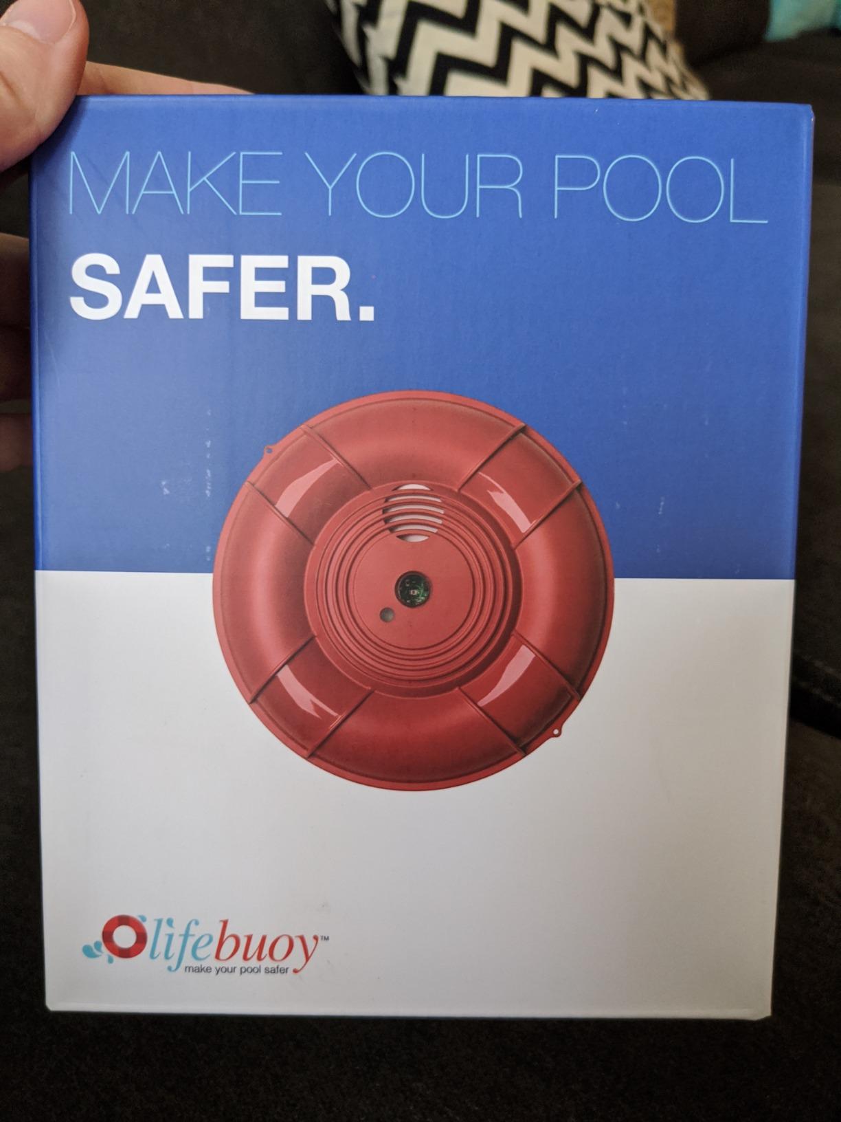 Lifebuoy Pool Alarm System - Pool Motion Sensor with Advanced Algorithm - Smart Pool Alarm That is Application Controlled. Powerful Sirens Blare at Poolside and Indoors customer photo 2