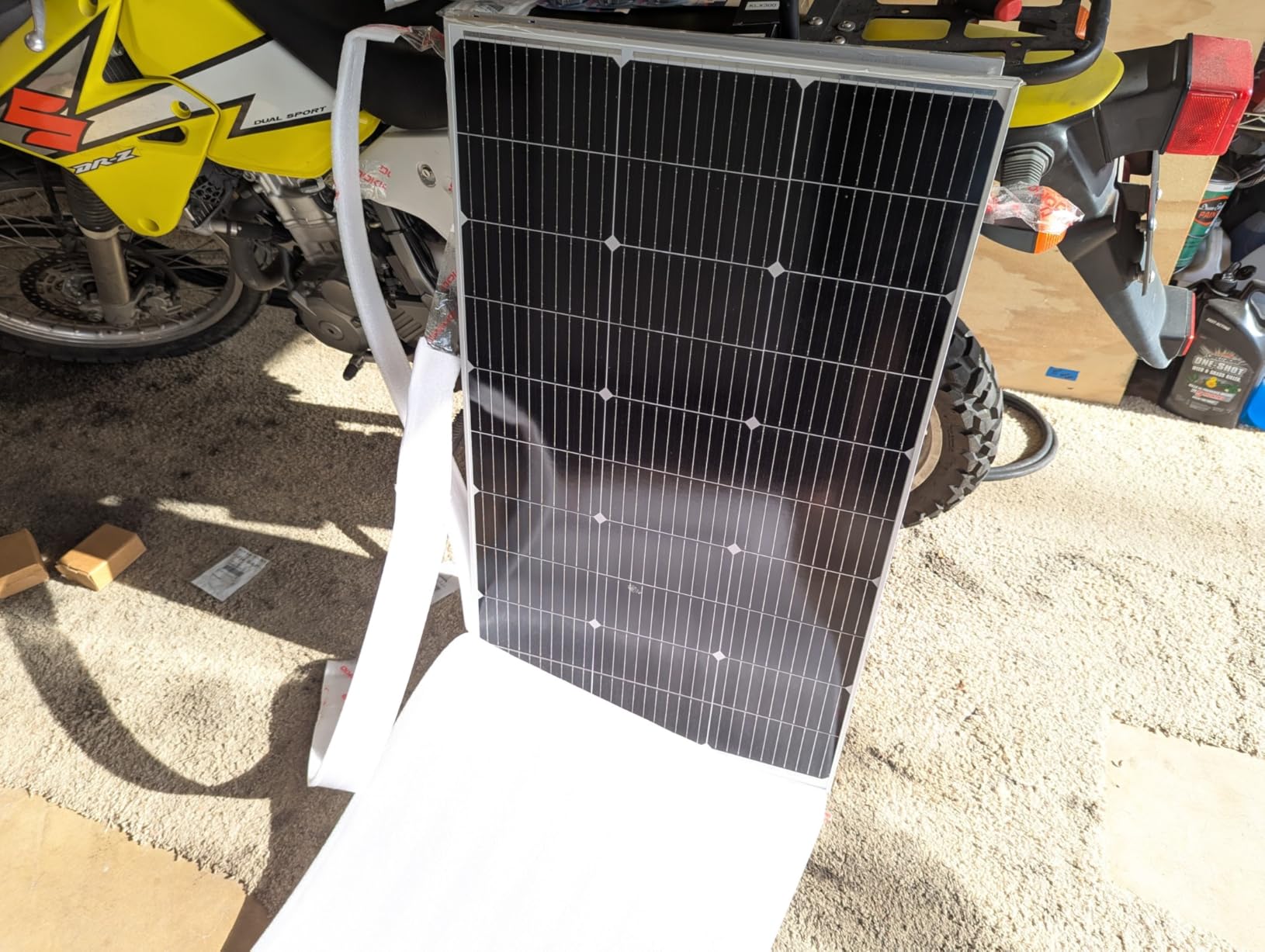 DOKIO 100W 18V Monocrystalline Solar Panel for 12V Systems, MC4 | Glass module with aluminum frame, MC4 leads, and pre-drilled mounting holes; for RVs, boats, roofs, and off-grid systems customer photo 2