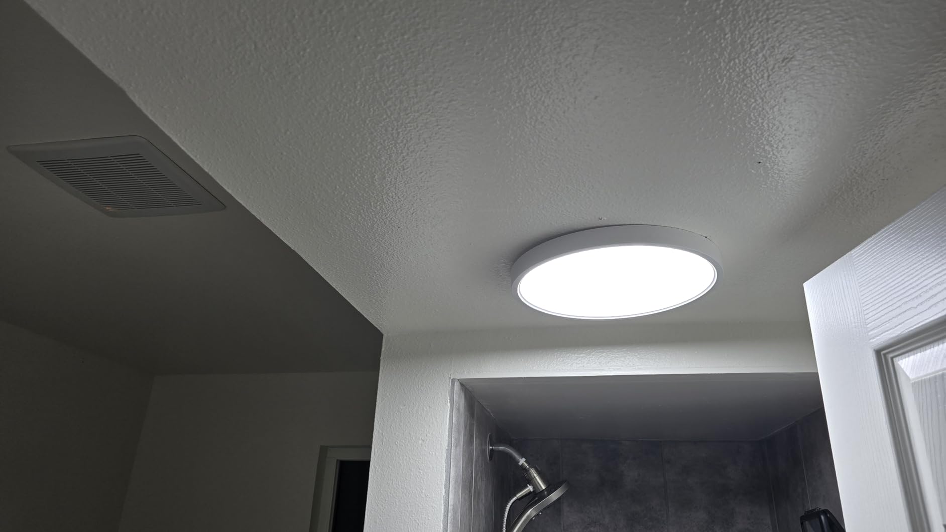 TALOYA 12 Inch Flush Mount Ceiling Light, 20W 5CCT Selectable, 3000K-6500K | Ultra-Thin Edge-Lit LED Ceiling Light Fixture for Bedroom, Kitchen, Laundry, Closet Room, 100-240V Compatible, White customer photo 2
