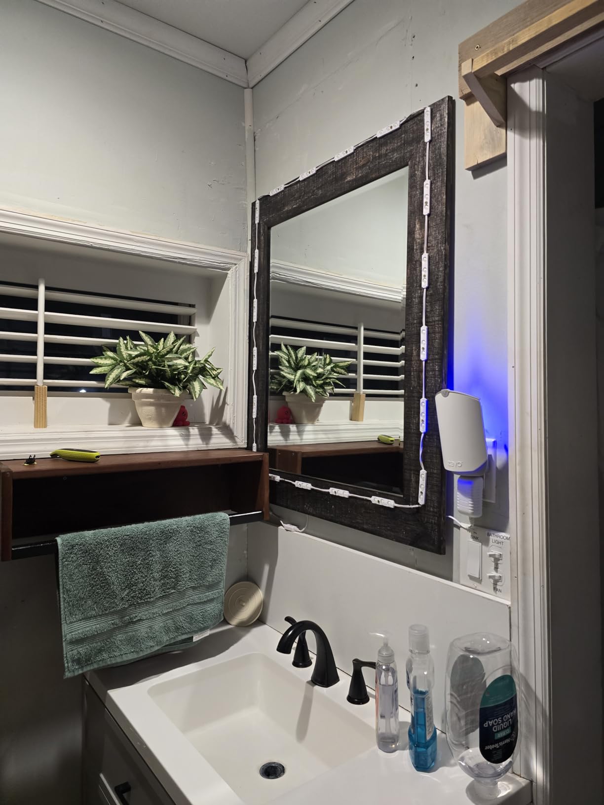 Led Vanity Mirror Lights, Hollywood Style Vanity Make Up Light, 10ft Ultra Bright White LED, Dimmable Touch Control Lights Strip, for Makeup Vanity Table & Bathroom Mirror, Mirror Not Included customer photo 2