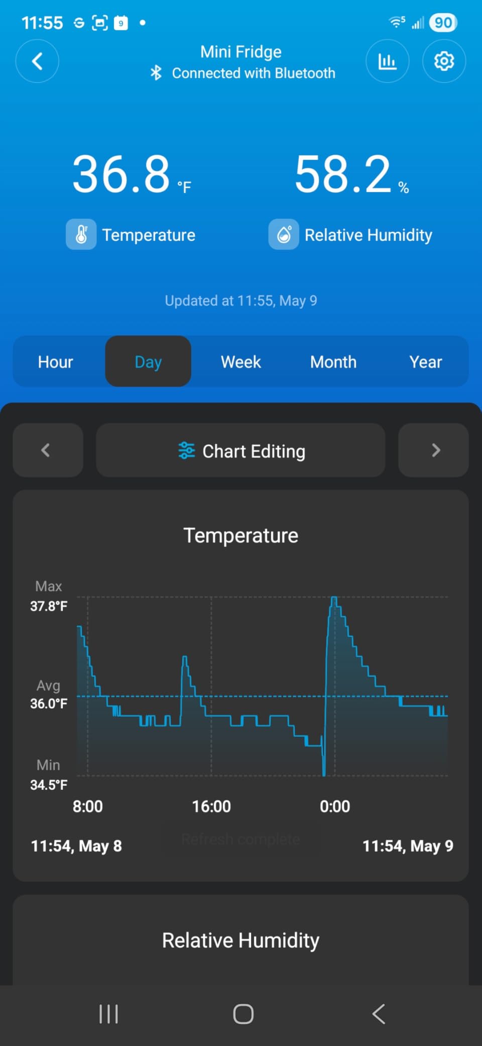 Govee Smart Bluetooth Thermometer Hygrometer H5074, Mini Humidity Sensor | Monitor temp/humidity with alerts, 262ft range. Export 2-yr data, precision sensor, portable. For greenhouse & incubators customer photo 1