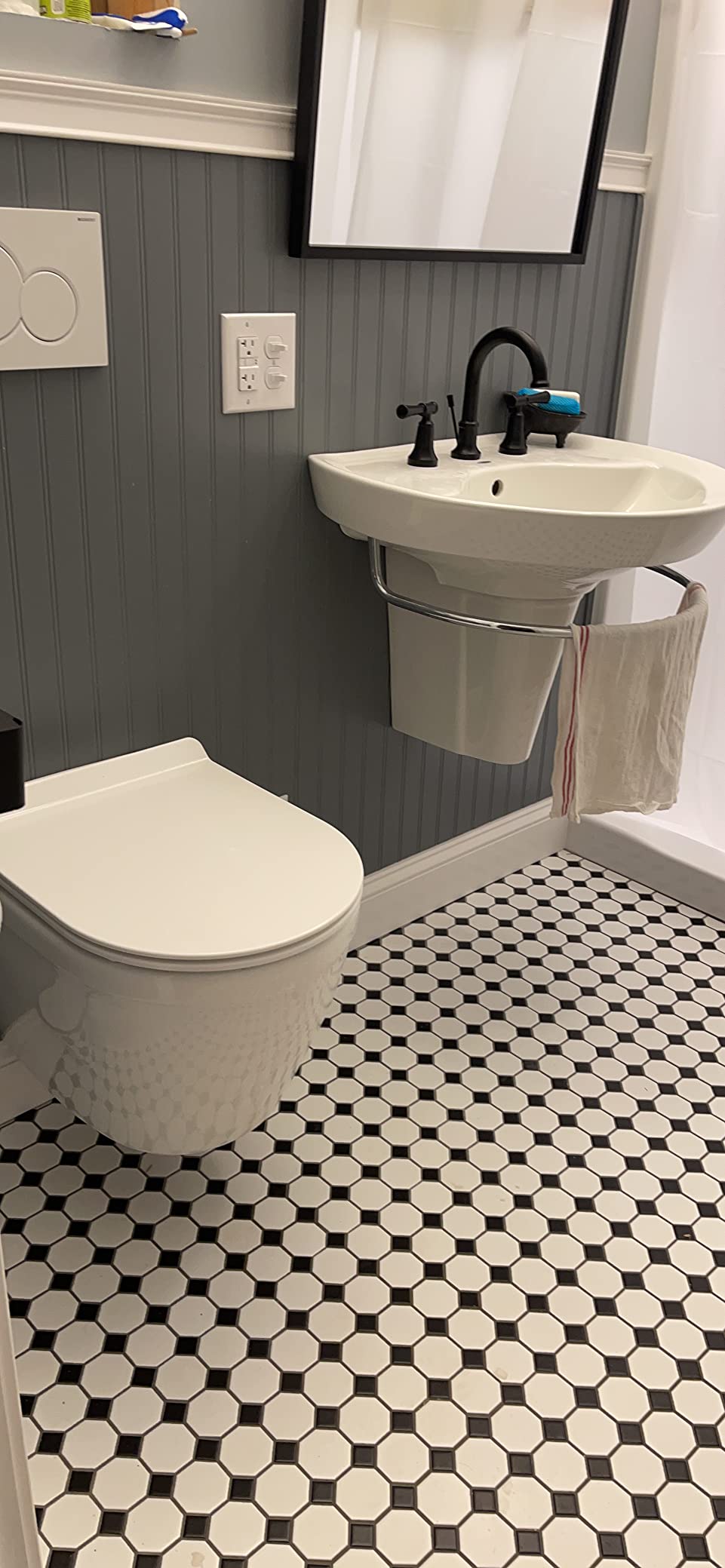 Ivy Wall-Hung Elongated Toilet Bowl customer photo 2