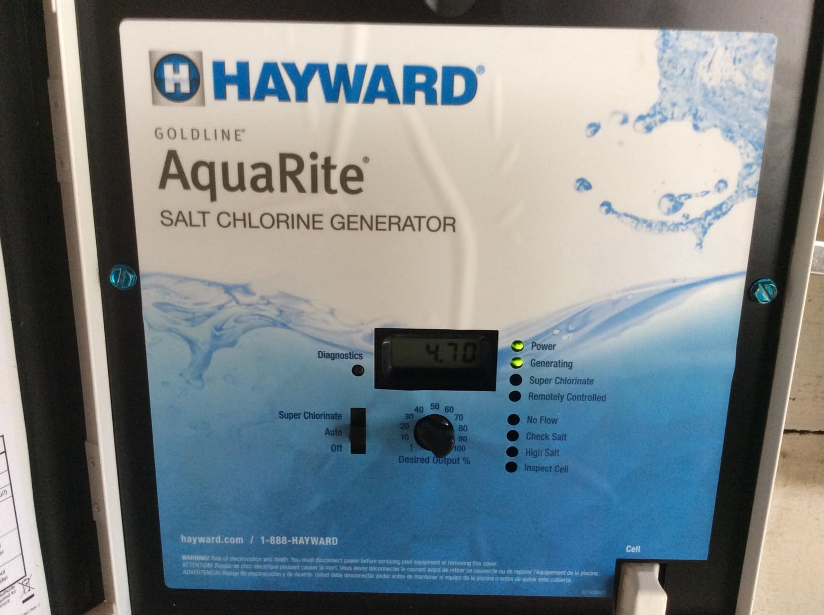 Hayward Aquarite Salt Chlorine Generator for Swimming Pools 40,000 Gallons customer photo 1