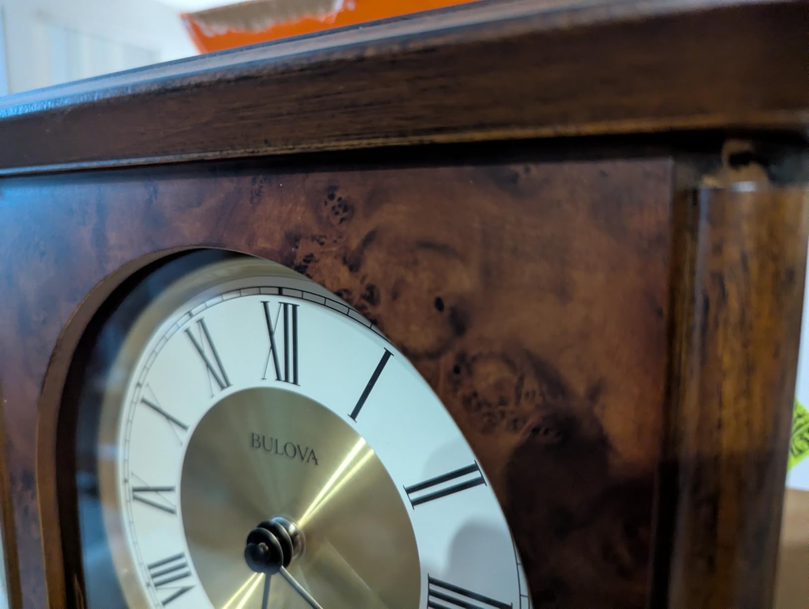 Bulova B1860 Vanderbilt Mantel Clock, Warm Walnut 12.25 x 9 x 4.75 customer photo 1