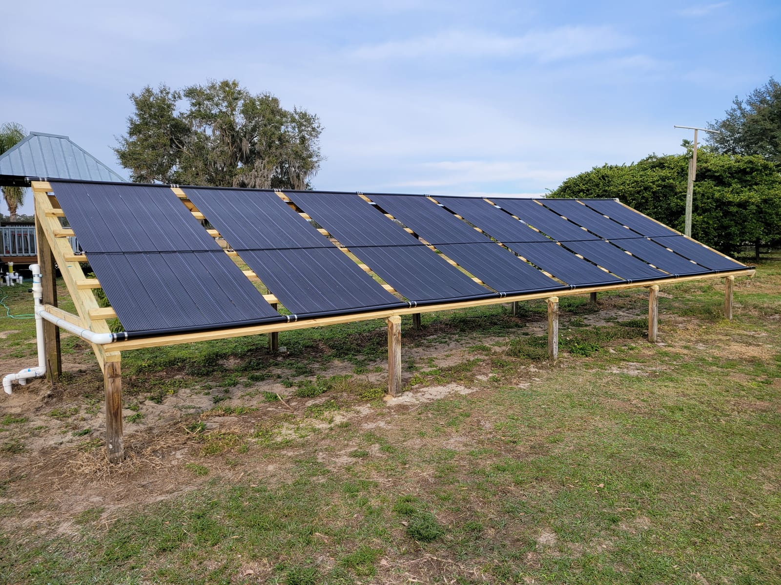 Highest Performing Design - DIY Solar Pool Heater Kit - 15-20 Year Life Expectancy (4-4x8 / 1.5