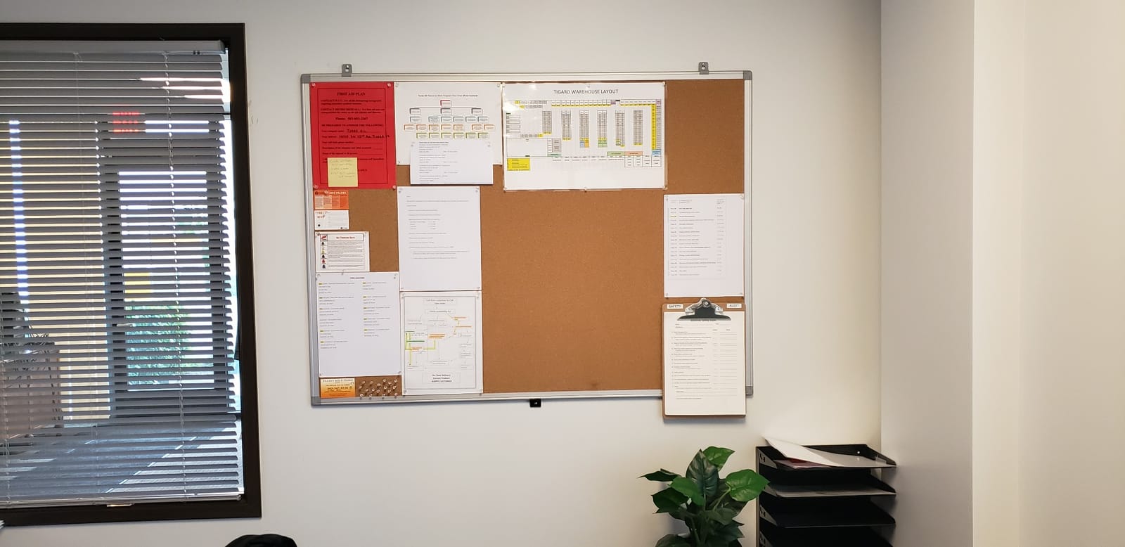Bulletin Board 36 x 48, Silver Aluminium Framed 4x3 Large Wall Mounted Cork Office Notice Pin Board customer photo 2