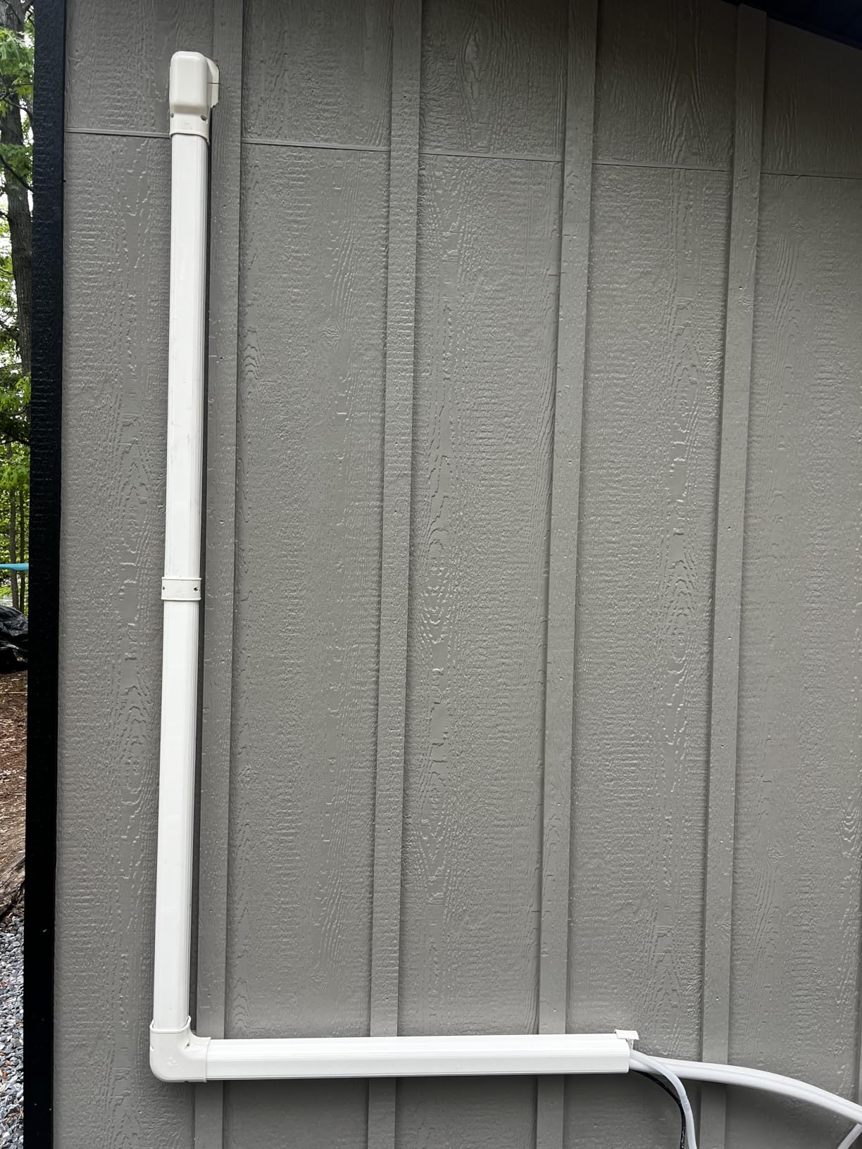 Senville Mini Split Line Set Cover Kit for AC, 20 Ft, 3 Inch | PVC and ABS Material, Snap-Together DIY Install, Paintable, Universal Fit customer photo 2