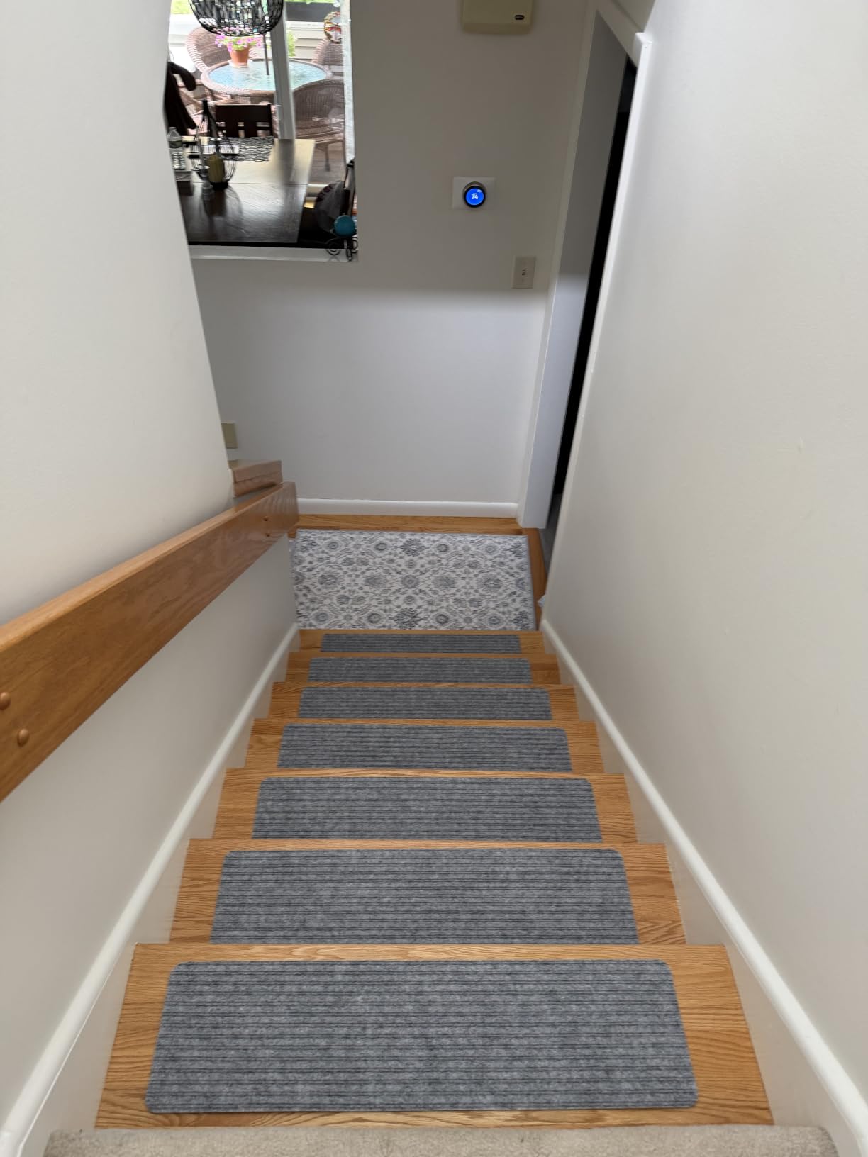 MBIGM Carpet Stair Treads for Wooden Steps, 15 Pack, 8