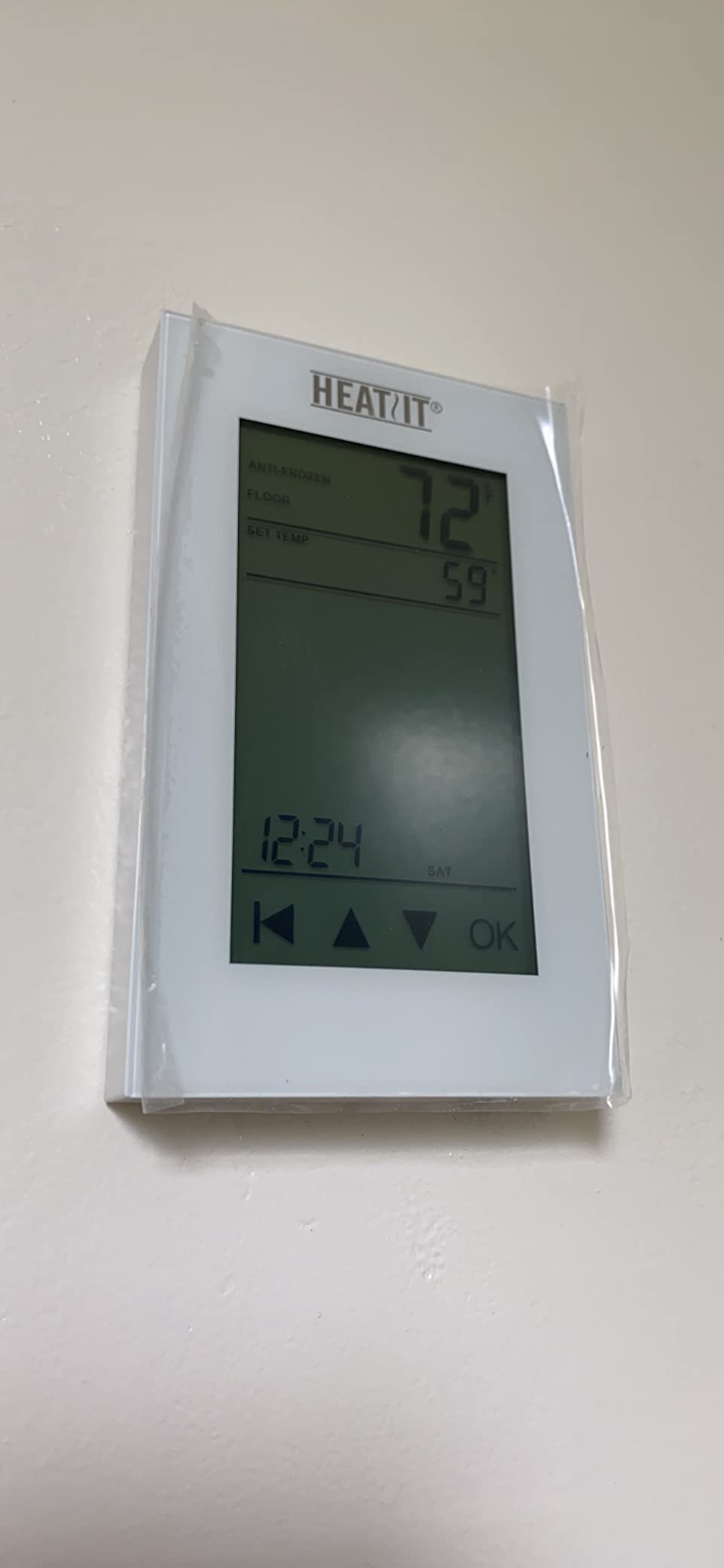 HEATIT 80 sqft Electric Radiant Warmmat, Self-Adhesive Floor Heating System customer photo 1