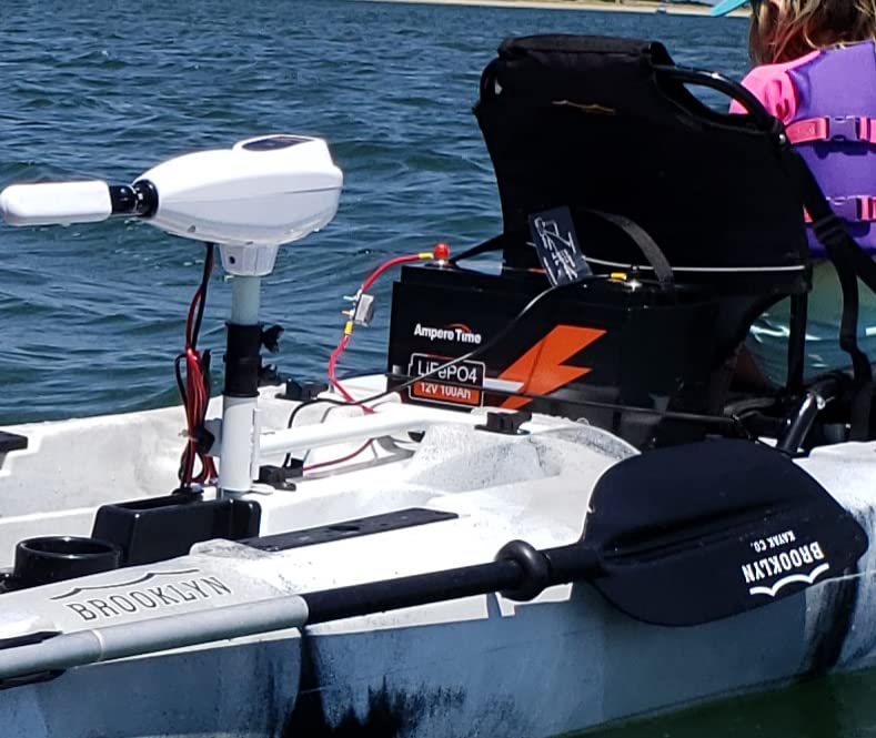 LiTime 12V 100Ah Group 31 LiFePO4 Deep Cycle Battery for RV Marine Solar | 100A BMS, Max. 15000 Cycles at 60% DOD, IP65 Waterproof, Max 4P4S, 1280Wh, Lithium Batteries for Camper Off-Grid, Travel customer photo 1