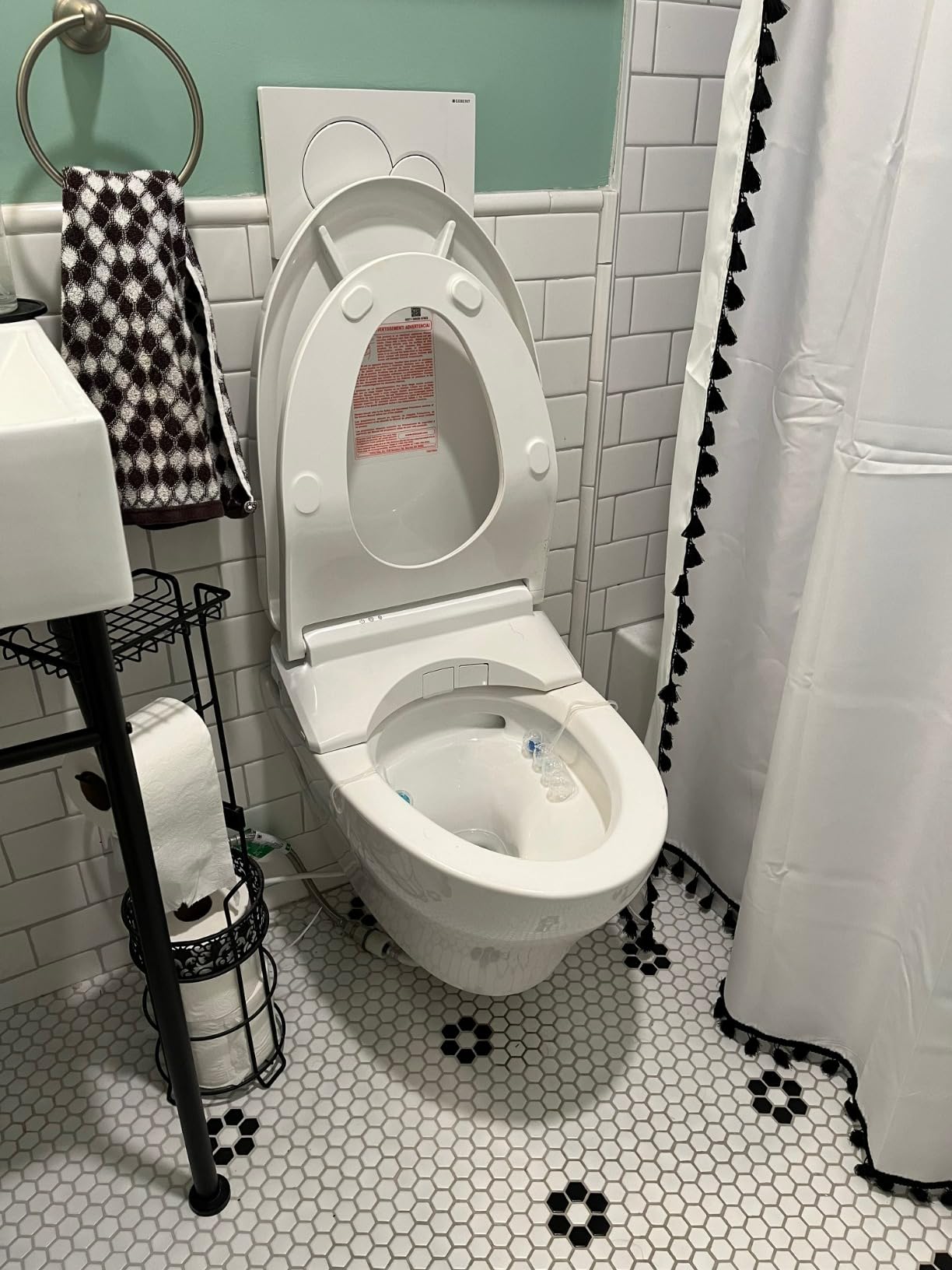 Toto TCT428CFG01 EP Wall Mounted Elongated Chair Height Toilet Bowl Only with Skirted Design and CeFiONtect - Less Seat customer photo 2