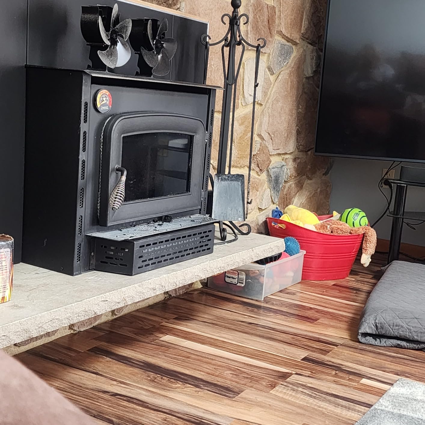 Ashley Hearth AW1820E 1,200 Sq. Ft. Wood Stove Insert, Black | Freight Shipping Required customer photo 1