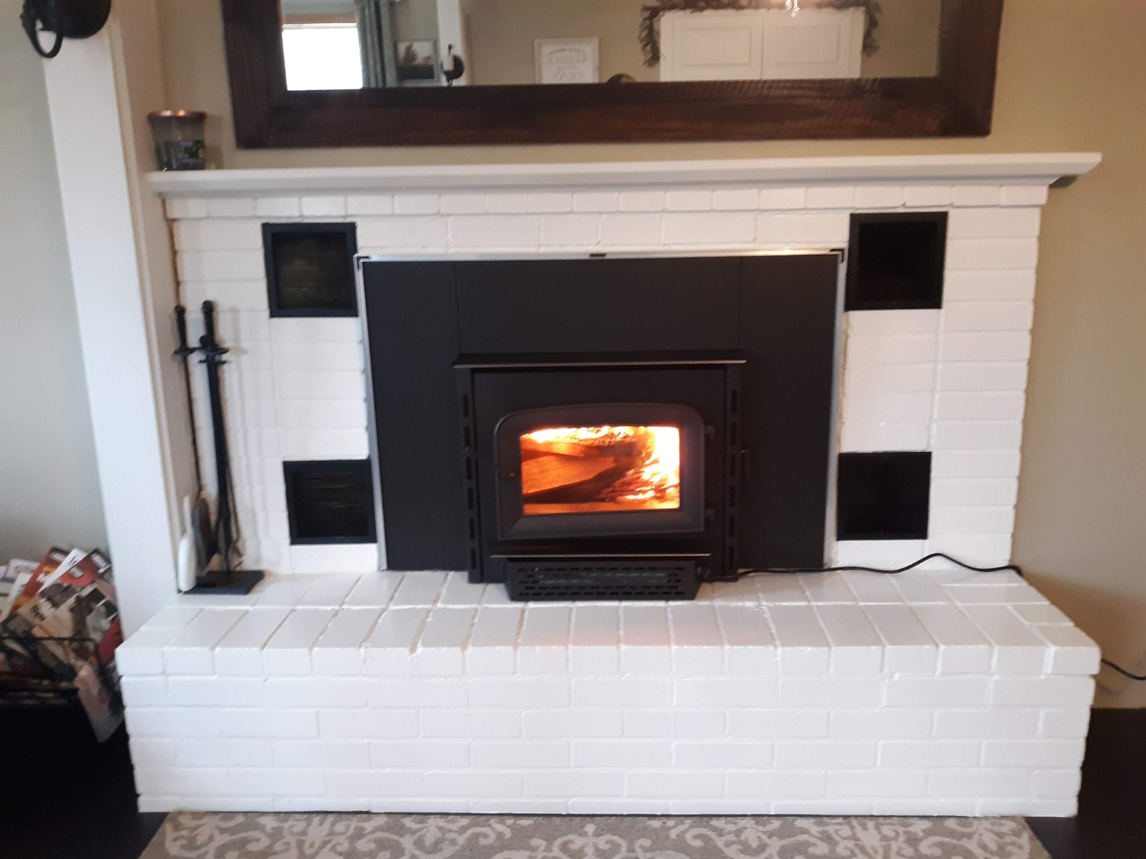 Ashley Hearth AW1820E 1,200 Sq. Ft. Wood Stove Insert, Black | Freight Shipping Required customer photo 2