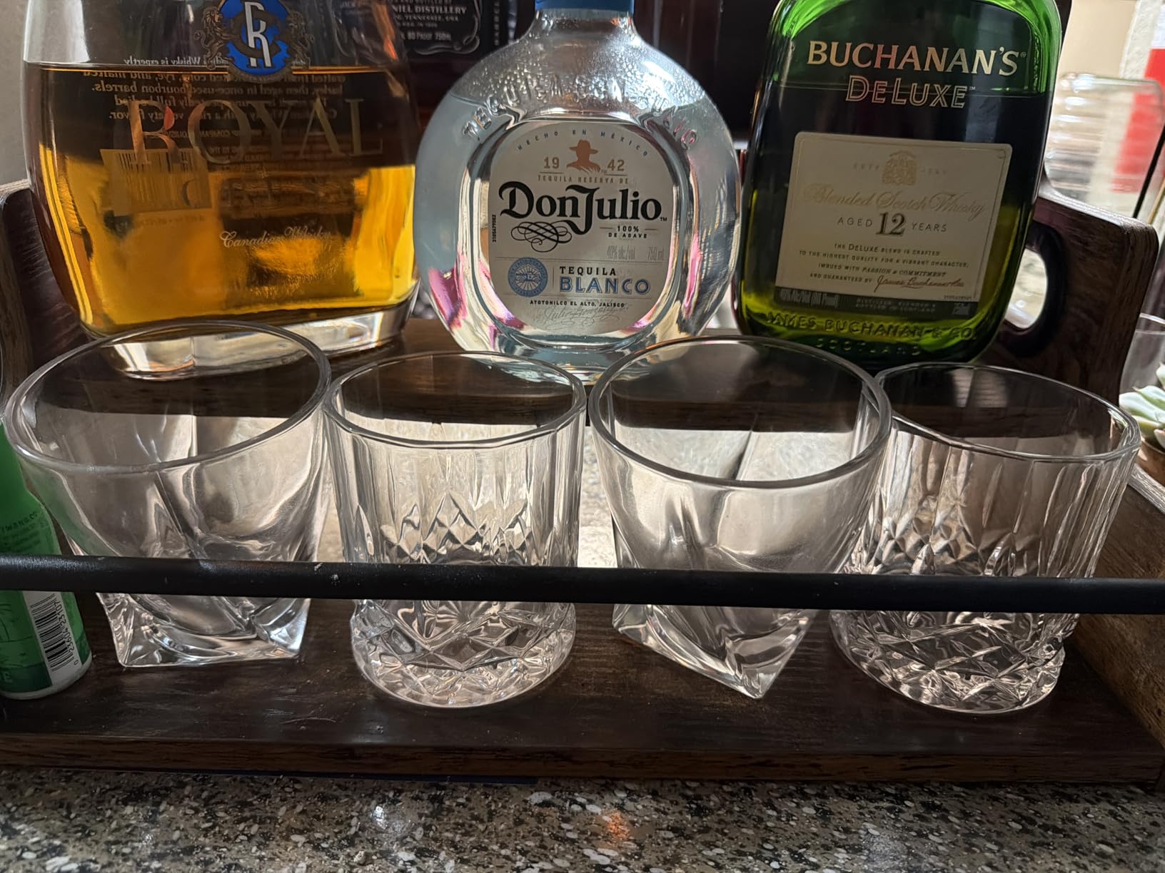 DeeCoo Premium 11 OZ Scotch Glasses - Old Fashioned Whiskey Glasses, Bar Tumbler Set of 6 customer photo 1