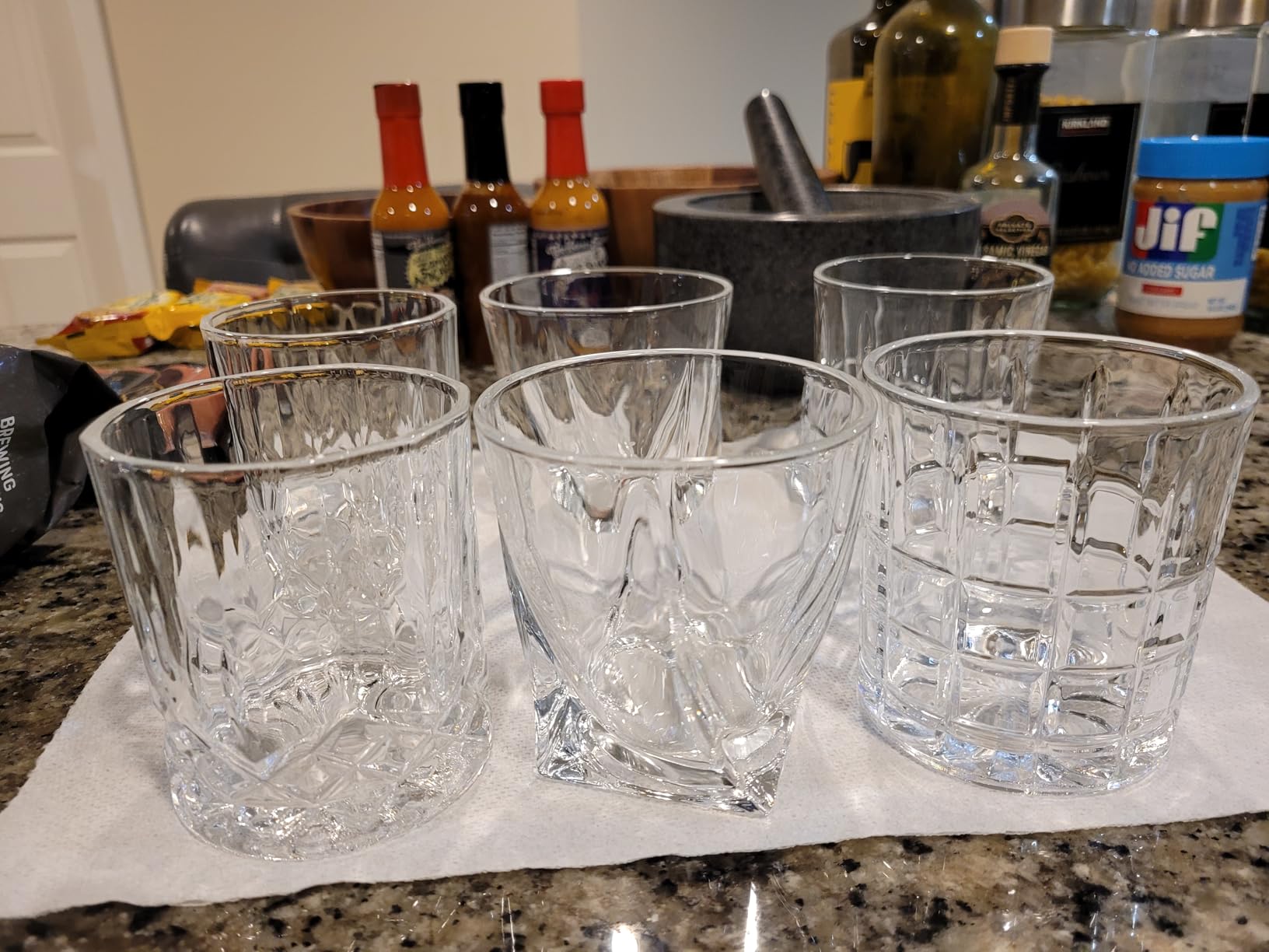 DeeCoo Premium 11 OZ Scotch Glasses - Old Fashioned Whiskey Glasses, Bar Tumbler Set of 6 customer photo 2