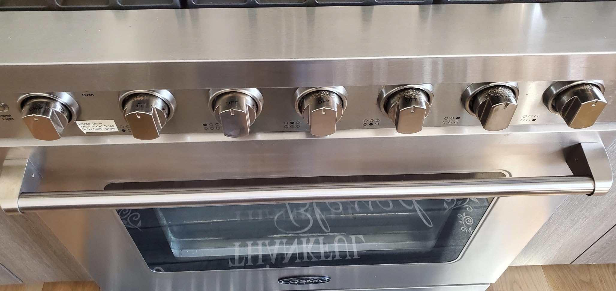 Cosmo COS-EPGR304 30 in. Haven Coll 4.8 cu ft 5 Burner Gas Range, Convection, Stainless Steel customer photo 2
