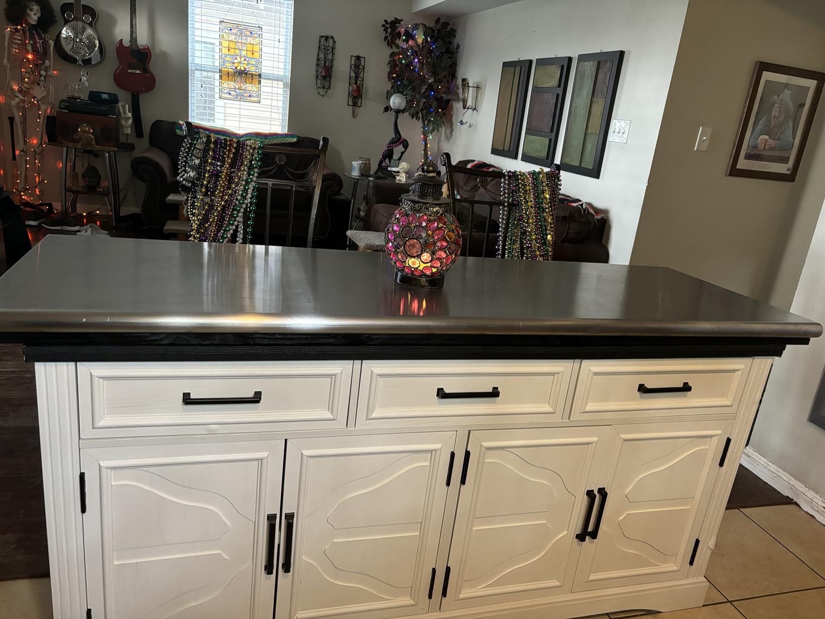 Hally Stainless Steel Table for Prep & Work 24 x 60 Inches NSF Commercial | Metal Heavy Duty Workbench, Adjustment Undershelf, for Kitchen, Restaurant, Home, Hotel, Garage, Pizza Oven, Galvanized Legs customer photo 2