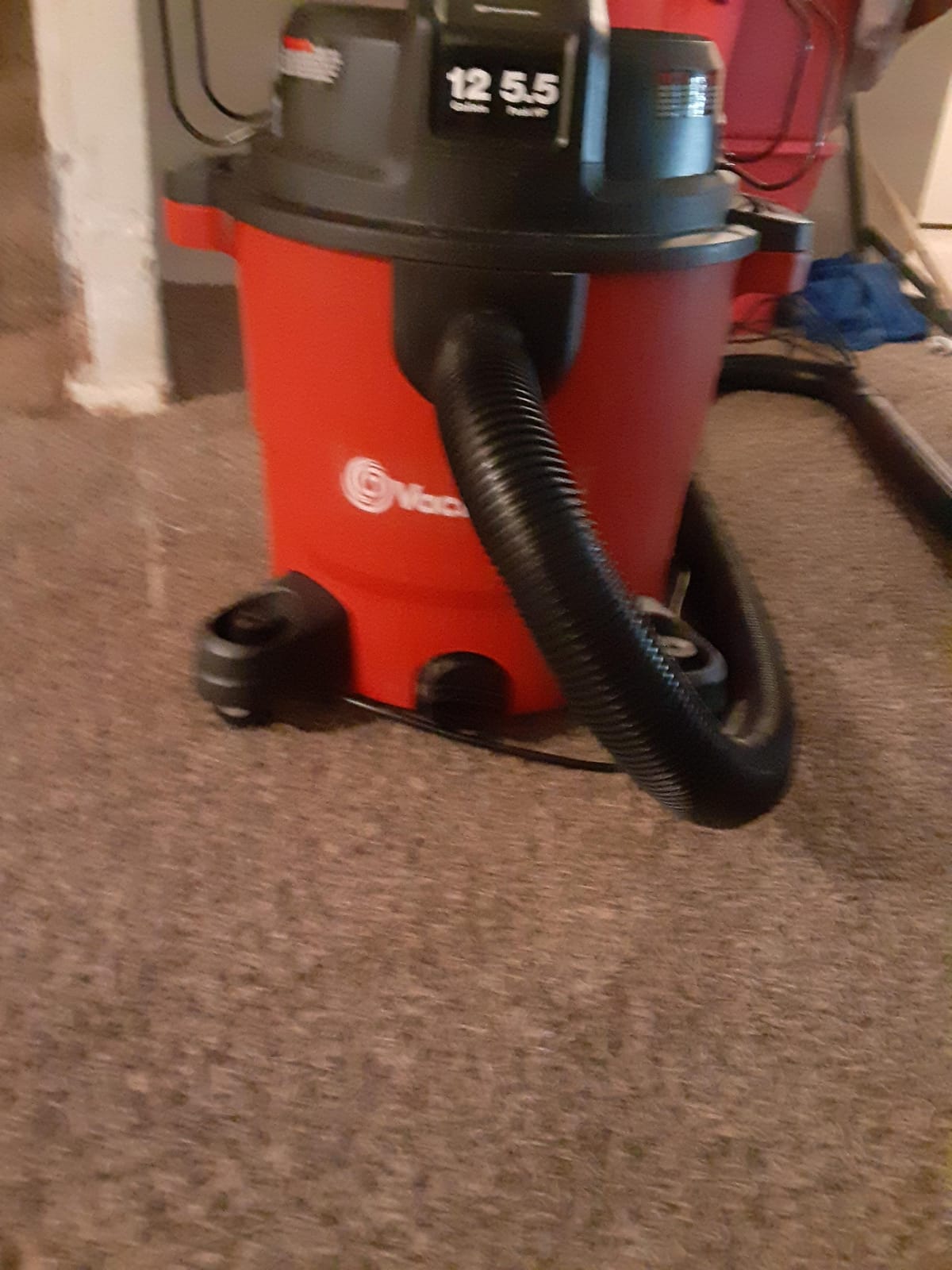 Vacmaster VJH1211PF 1101 12-Gal 5.5 Peak HP Heavy-Duty Wet/Dry Vac Red customer photo 1