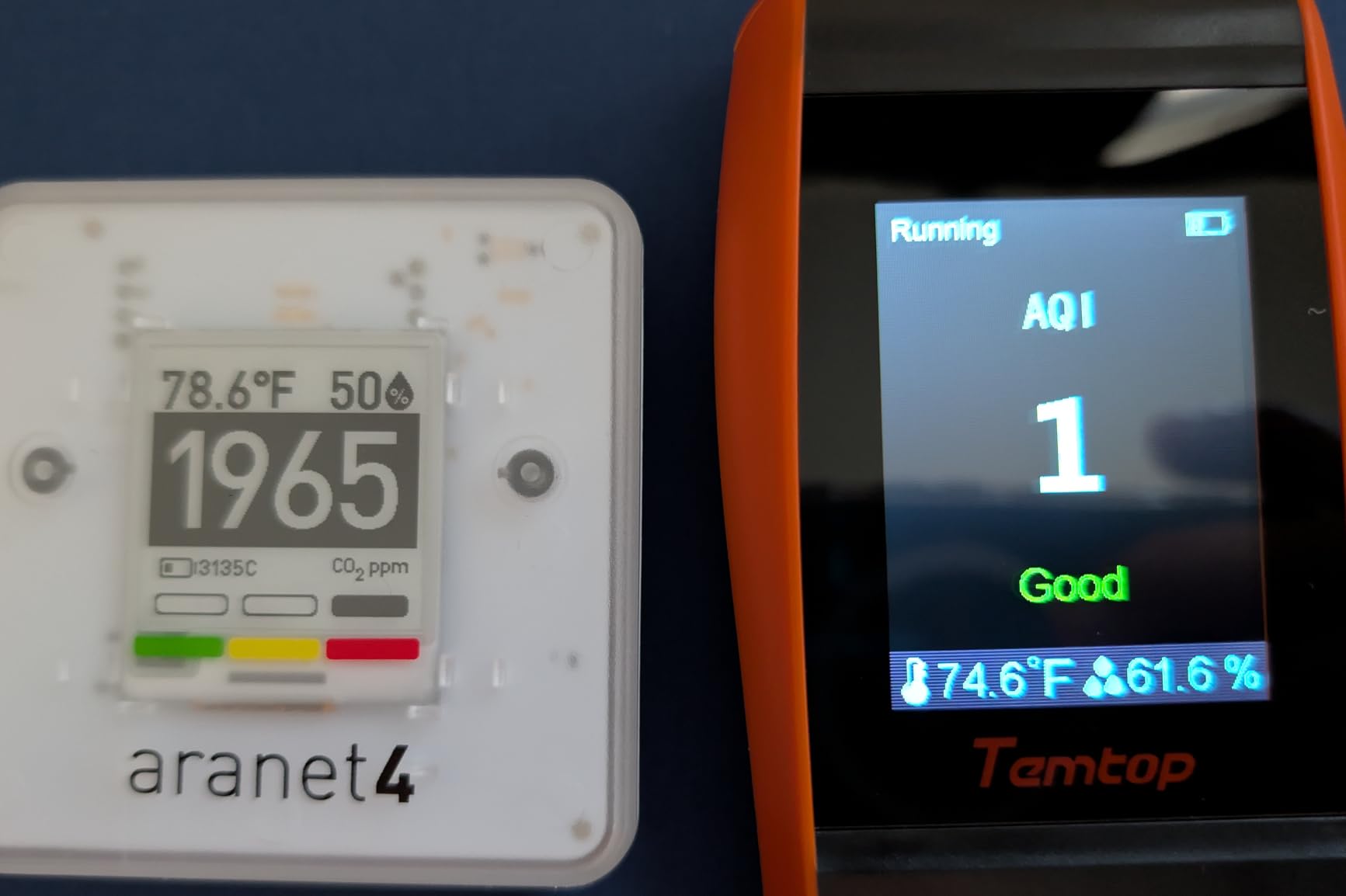 Temtop Air Quality Monitor PM2.5 PM10 Particle Counter, Formaldehyde, Temperature, Humidity, TVOC AQI Tester for Indoor/Outdoor Air Pollution Detection w/Data Export customer photo 1