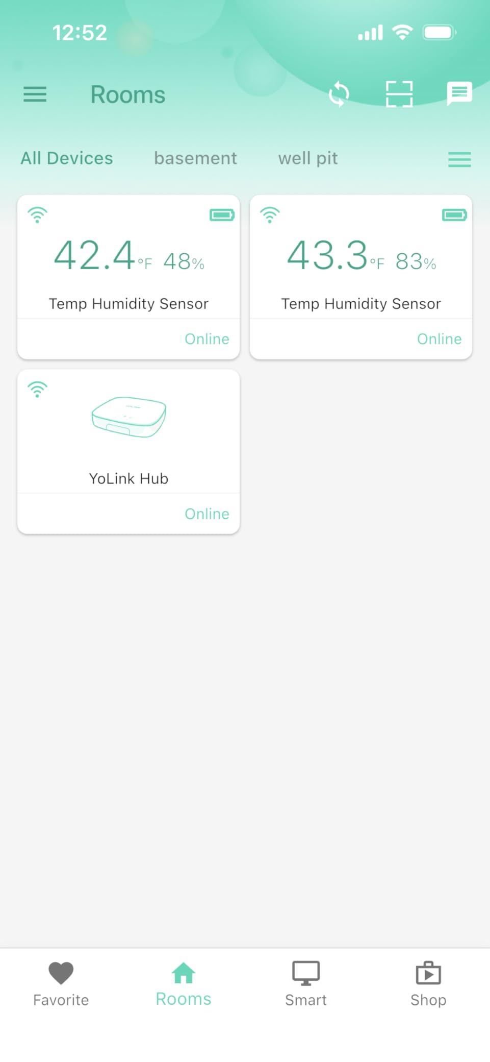 YoLink Smart Temp & Humidity Sensor, LoRa Long Range, 2 Year Battery, Indoor Monitoring for Wine Cellar, Bedroom, Nursery, Greenhouse, RV, with App, Email & SMS Alerts, Alexa IFTTT, 2 Pack + Hub customer photo 2