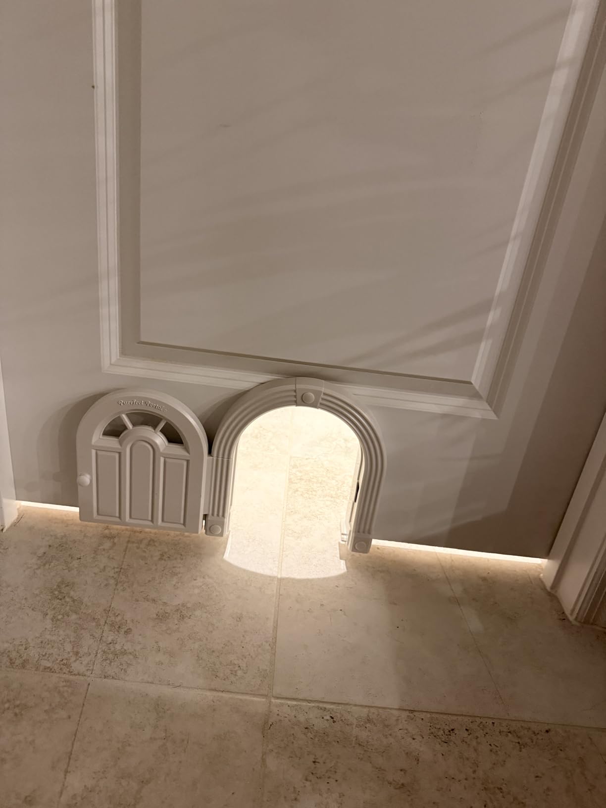 Purrfect Portal Meow Manor Cat Door Interior Door - No-Flap, Fits Cats Up to 20 lbs, Easy DIY Setup, No Training Needed customer photo 2