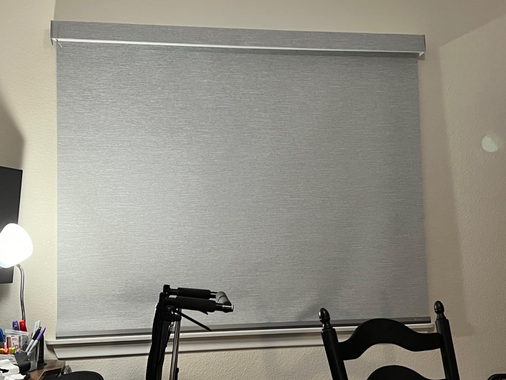 Yoolax Motorized Blinds with Remote, Smart Blinds for Windows, Custom Size | Automatic Blinds with Voice Control, Works with Alexa, Google Assistant, Apple Home, 100% Blackout customer photo 2