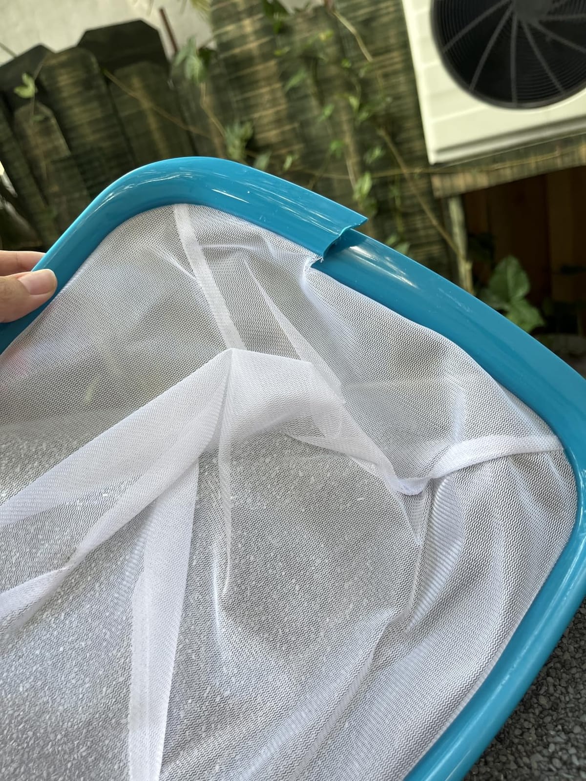 ATIE Pool Spa Leaf Skimmer Net with White Ultra Fine Mesh with 4