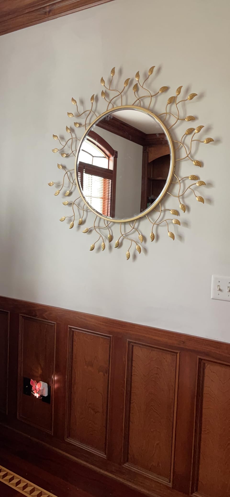 Chende Round Decorative Mirror for Wall Decor, 39