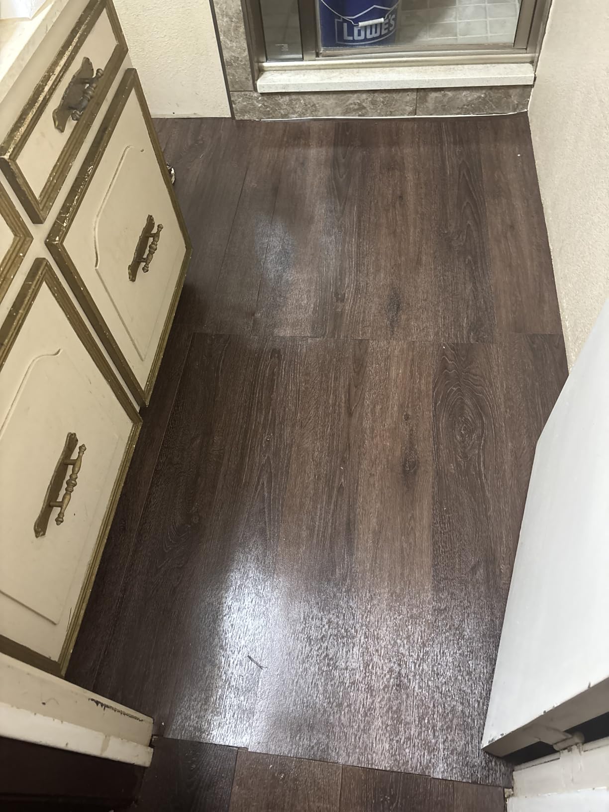 Art3d 36-Pack Wood Texture Peel and Stick Vinyl Flooring Tiles, Deep Gray | 18 & 54 sq.ft Options, Rigid Surface Hard Core, Waterproof, Self-Adhesive, Impact Resistant, Fit Indoor Household Spaces customer photo 1