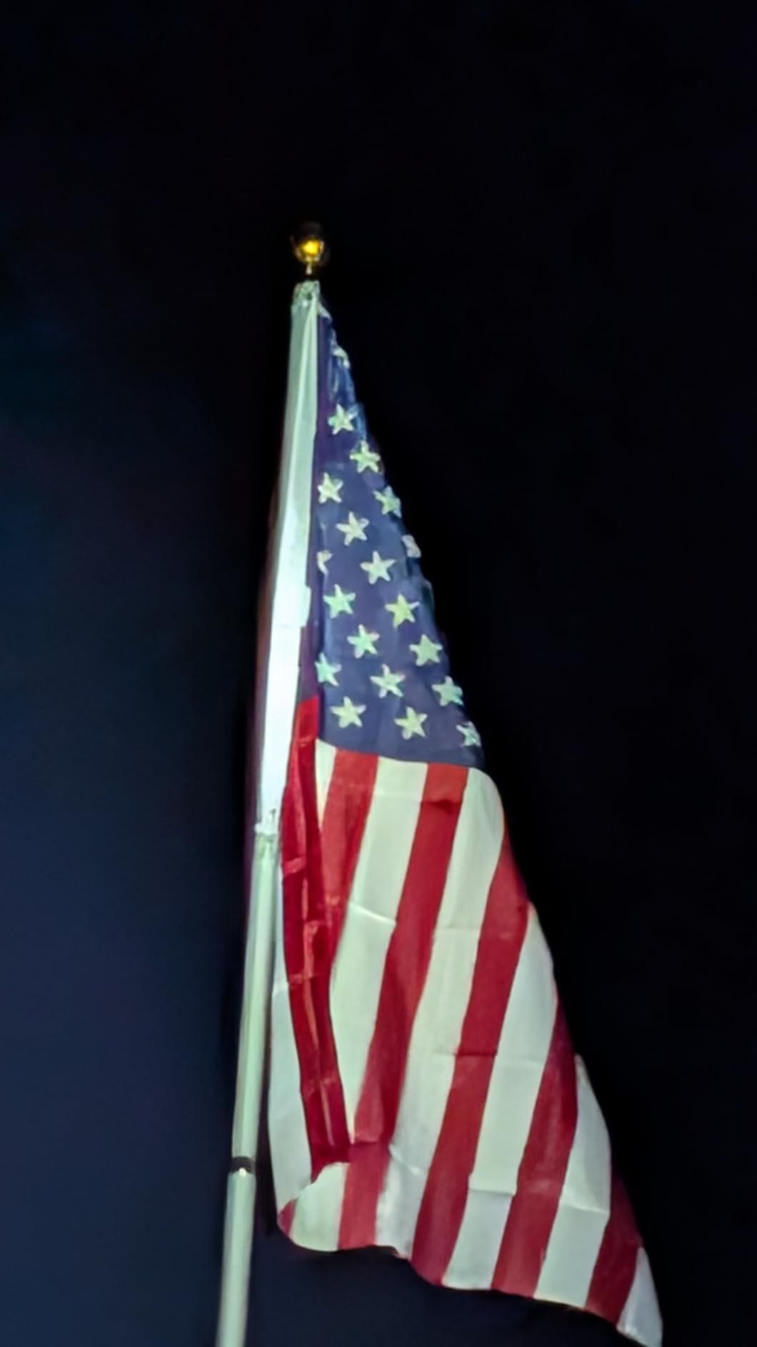 20 FT Telescoping Flag Pole, Heavy Duty Aerospace Aluminum Flagpole Kit | 45K PSI & 95 HBW Hard Flag pole for Outside House, Unbending Telescopic Outdoor In-Ground Flag Poles for Yard customer photo 1