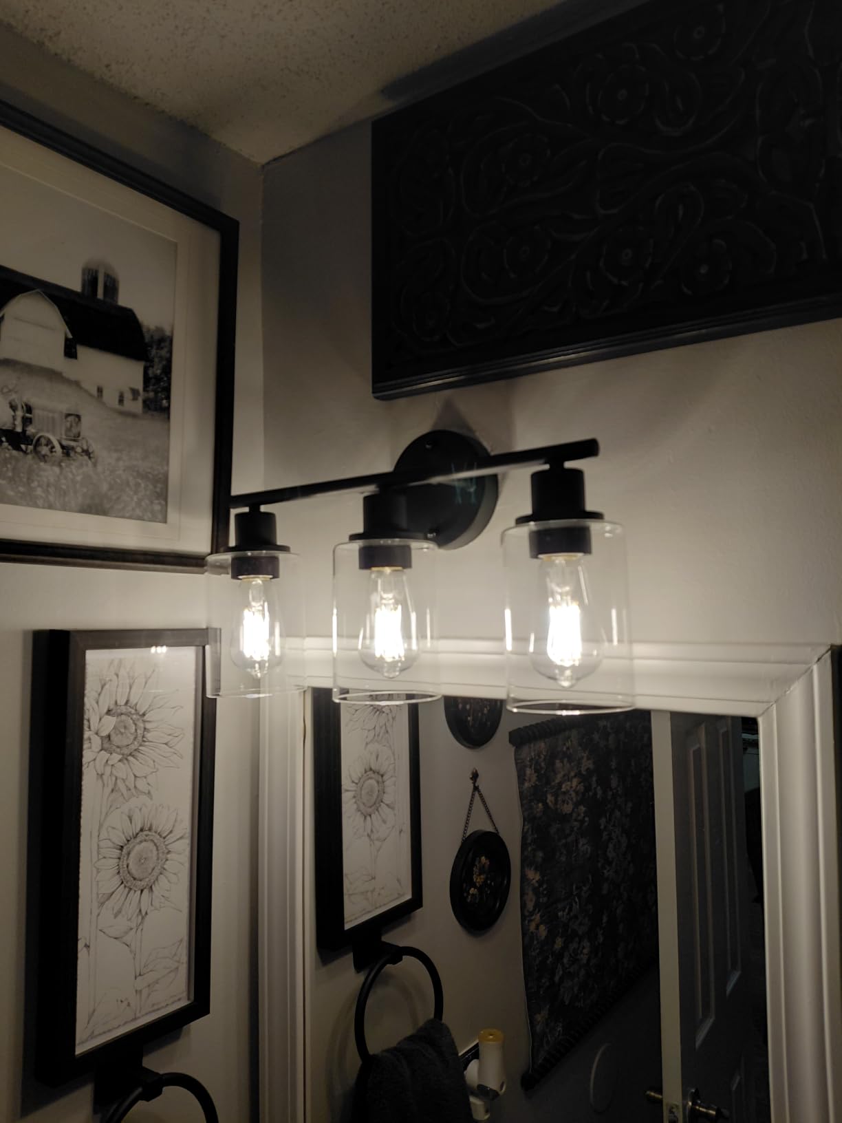 Zarbitta 3-Light Bathroom Light Fixtures, 17.23