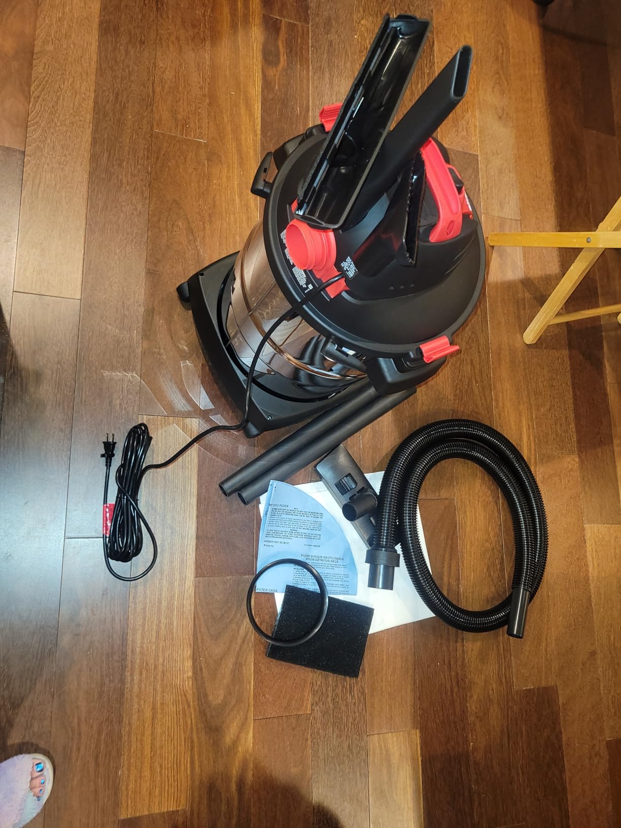 Shop-Vac 12 Gallon 6.0 Peak HP Stainless Wet/Dry Vacuum, Heavy Duty | Durable Stainless Steel Tank, 3-In-1 Vacuum with Attachments & Drain Port, Ideal for Jobsite, Garage & Workshop customer photo 1