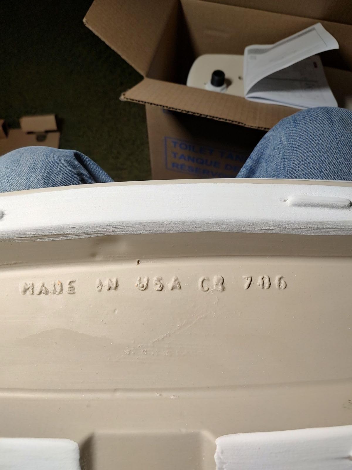 TOTO Drake Transitional Two-Piece Elongated 1.28 GPF Universal Height TORNADO FLUSH Toilet with CEFIONTECT, Cotton White - CST786CEFG#01 customer photo 2