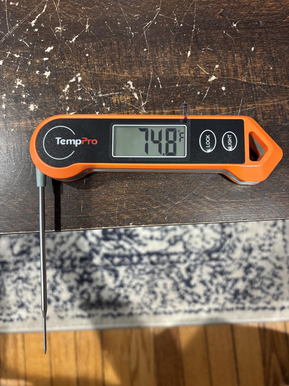 TempPro TP19H Waterproof Digital Meat Thermometer | Ambidextrous Backlit & Motion Sensing, Cooking Food Thermometer for BBQ Grill Smoker Oil Fry Candy Thermometer customer photo 2