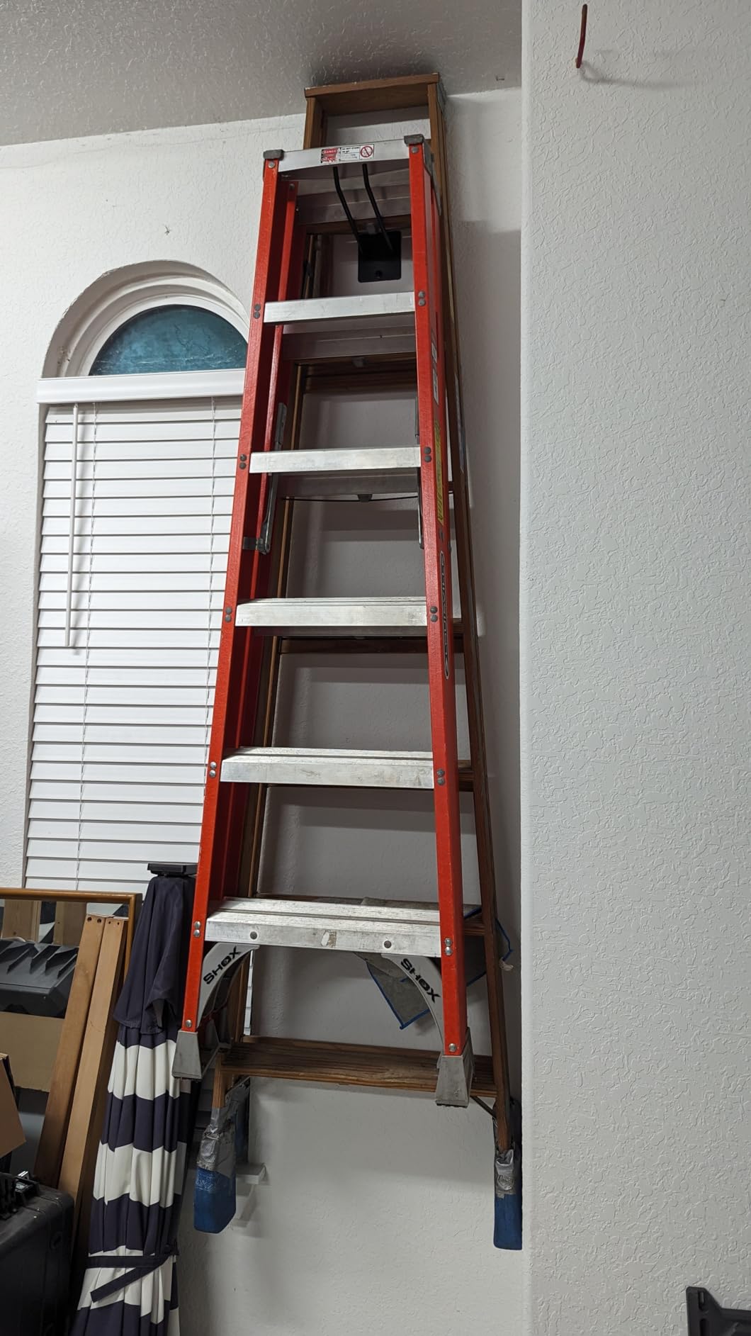 StoreYourBoard Heavy Duty Ladder Hooks for Garage Wall, Holds 2 Ladders | Ladder Storage Hook, Wall Mount Holder, Garage Organization, Holds 2 Ladders customer photo 1