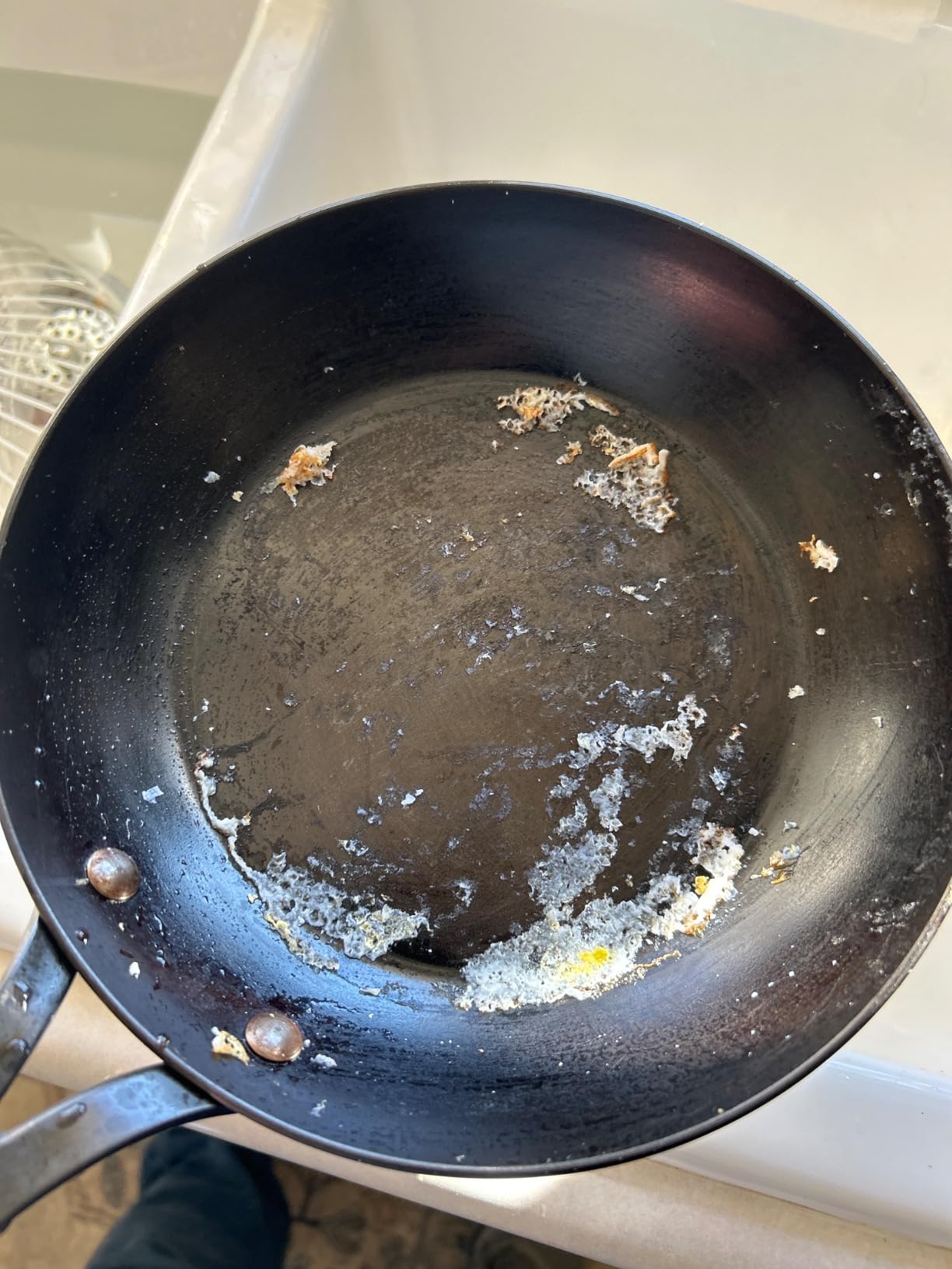 Tramontina Carbon Steel 12-Inch Large Frying Pan with Silicone Grip, Naturally Non Stick Skillet, Oven Safe customer photo 2