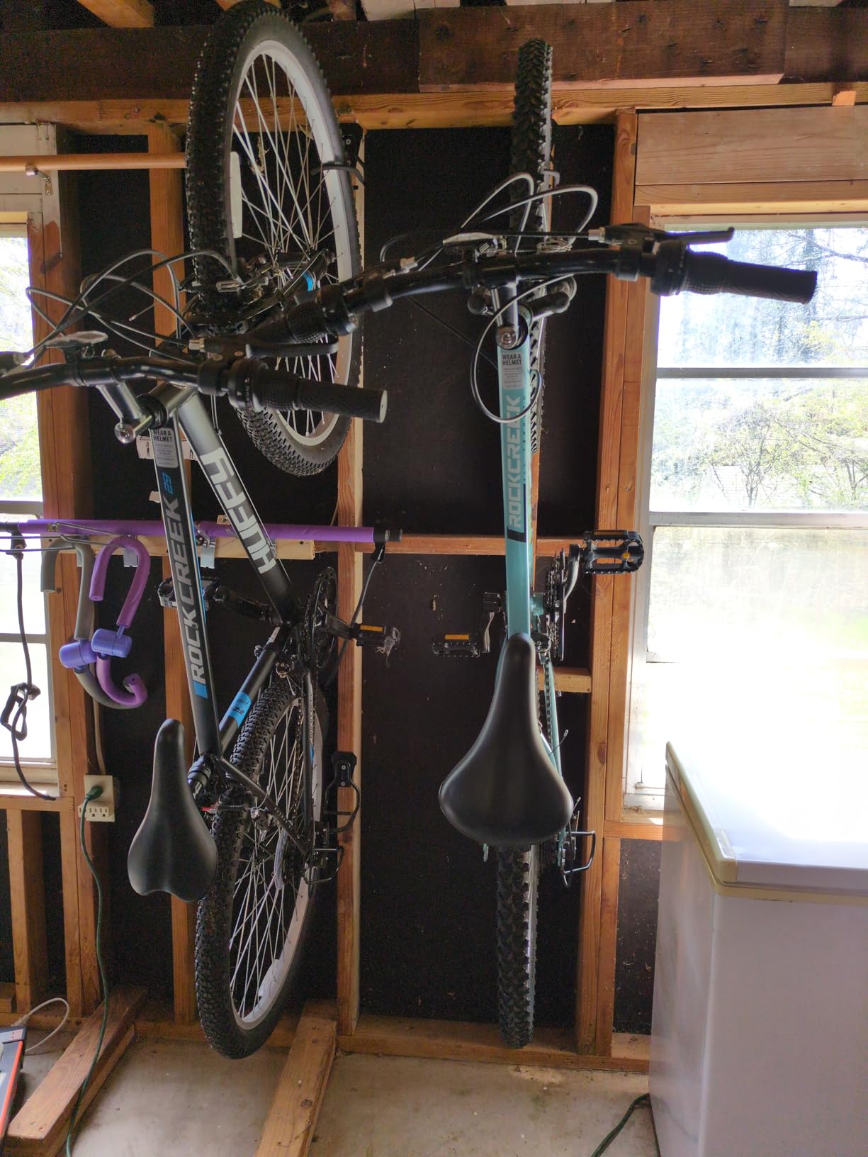 Housolution Bike Wall Mount with Fixed Hook, 4 Pack Bike Storage Rack Vertical Stand for Garage customer photo 2