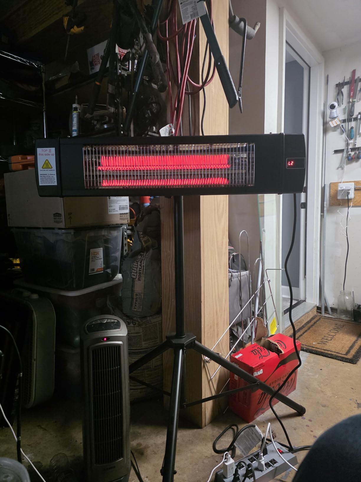 DR. INFRARED HEATER DR-239 3000W Indoor & Outdoor Infrared Patio Heater, Wall or Ceiling Mount, IP55 Weatherproof, Commercial or Residential, 220V-240V Electric Heater with Remote & Mounting Kit customer photo 2