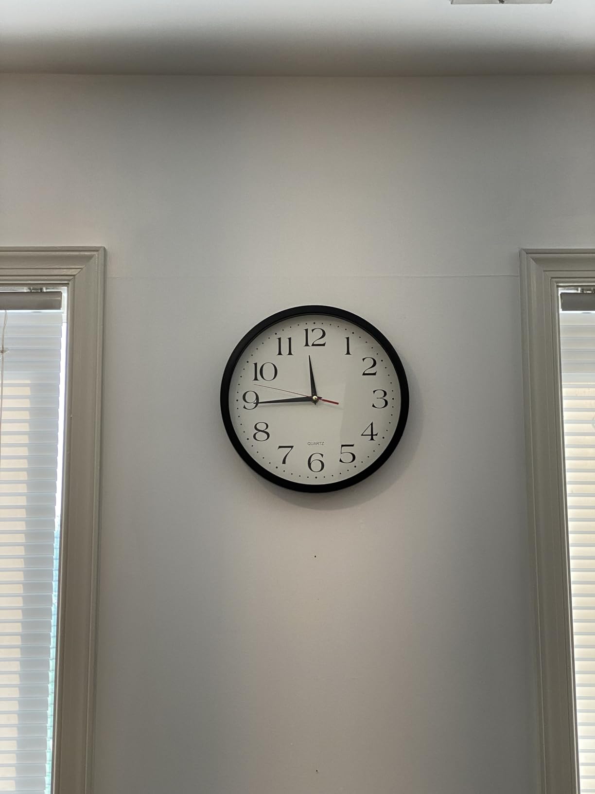 Bernhard Products Black Wall Clock Silent Non Ticking - XL 18 Inch Quality Quartz Battery Operated Round Easy to Read Home/Office/Classroom/School Clock customer photo 2