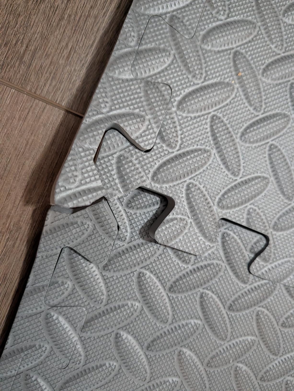 ProsourceFit Exercise Puzzle Mat 1/2-inch, EVA Interlocking Foam Floor Tiles for Home Gym, Workout Equipment, Kids Play Areas, Beige, 24 Sq Ft - 6 Tiles customer photo 2