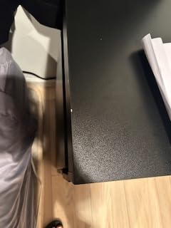 ADORNEVE Black Nightstand with Charging Station and LED Lights, Modern Night Stand with Sliding Top, Bedside Table with Drawers, Bed Side Tables Bedroom customer photo 1