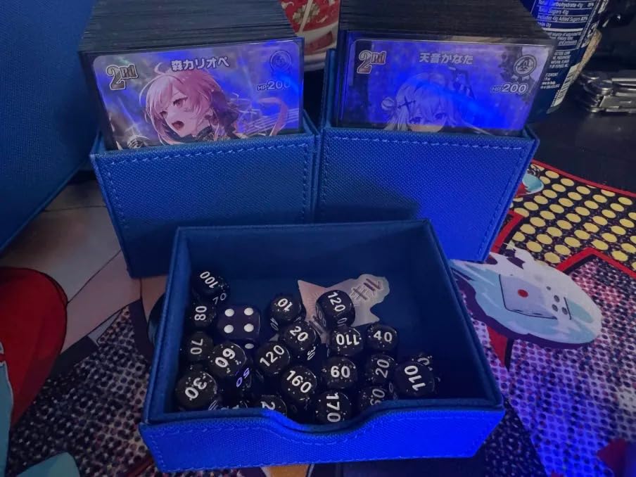 Ultimate Guard Flip'n'Tray 100+, Deck Case for 100 Double-Sleeved TCG Cards + Dice Tray, Red, Independent Magnetic Closure & Microfiber Inner Lining customer photo 1