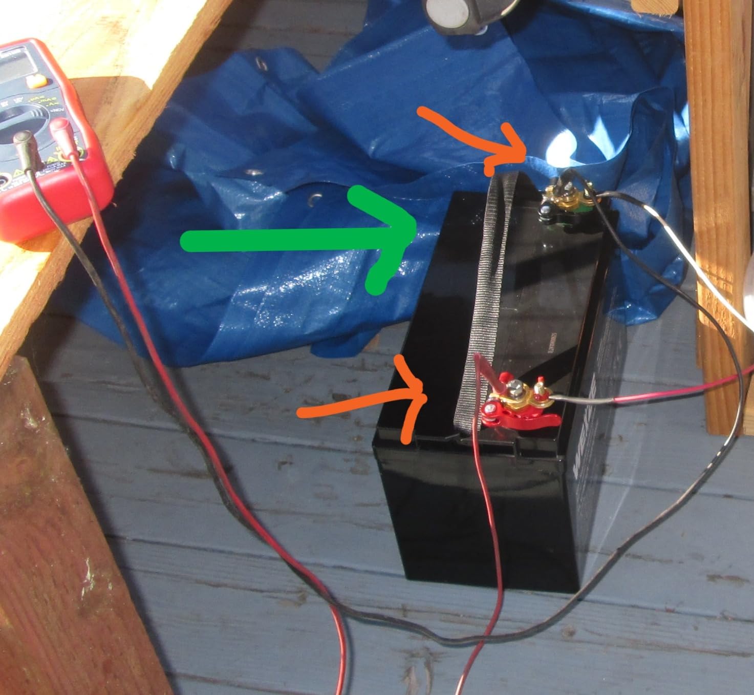 WEIZE 12V 100Ah Deep Cycle Battery, Group Size 31 Battery for RV, Solar, Camping, Cabin, Marine and Off-Grid System, 1150A Max Discharge Current, 3% Self-Discharge Rate customer photo 1